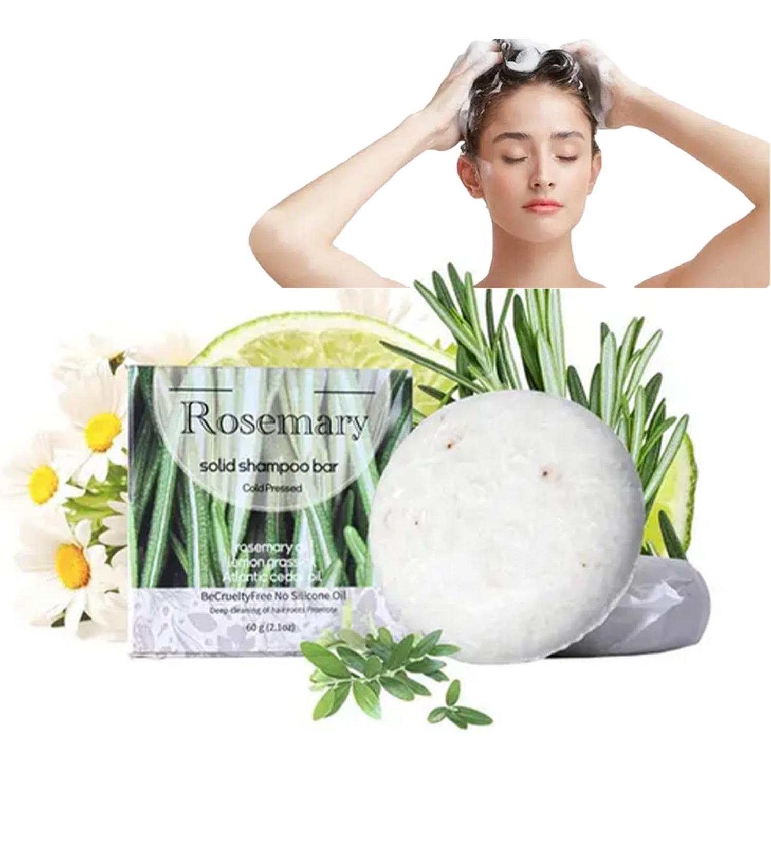 Rosemary Shampoo Bar Rosemary Shampoo for preventing Hair thinning Anti-Hair Loss Natural Shampoo Bar Moisturizing and tasteless solid Rosemary Shampoo Suitable For Dry And Oily Hair - Buy Online on GoSupps.com
