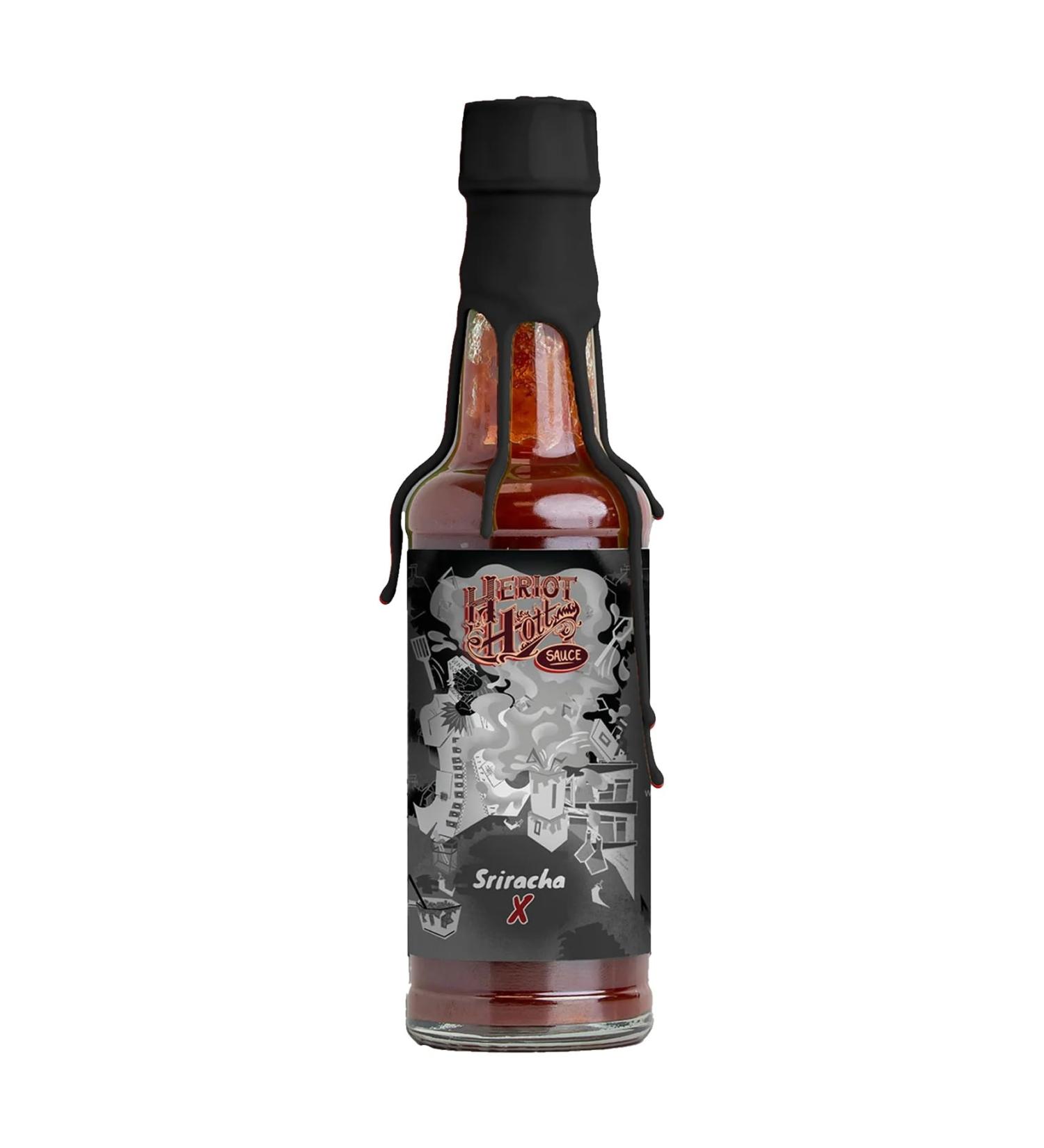 Heriot Hott Sriracha X Chilli Sauce Carolina Reaper Scotch Bonnet Extra Hot Spicy Vegan 150ml