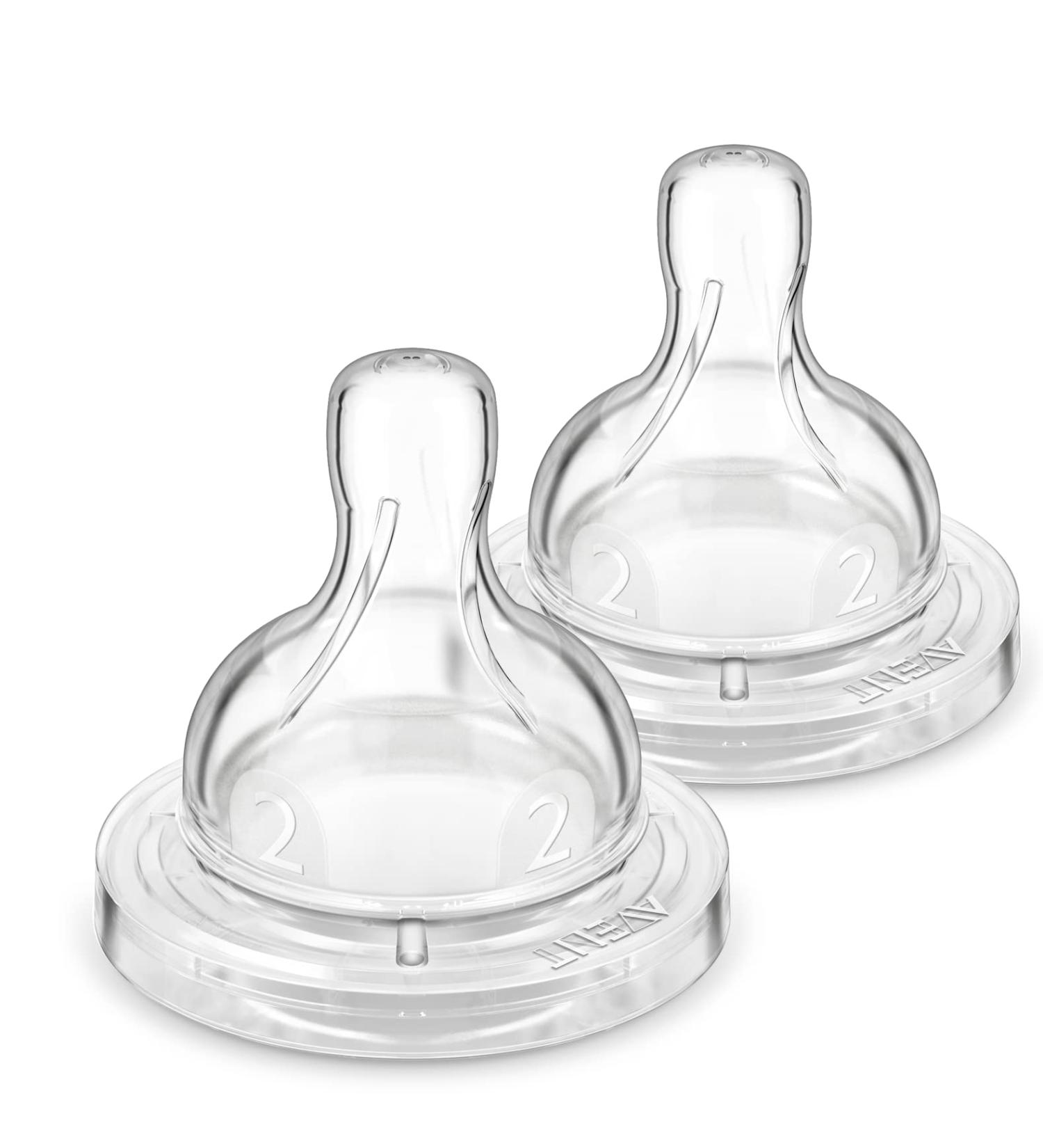 Philips Avent Anti-Colic Baby Bottle Nipple - Flow 2, 2 Pack - Buy Online on GoSupps.com