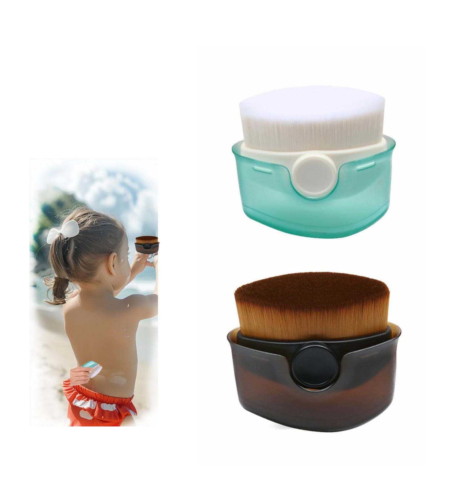 Sunscreen Applicator for Kids - 2pcs Sunblock Buddy Brush Set | Toddler Beach Essentials & Sun Lotion Applicator - Buy Online on GoSupps.com