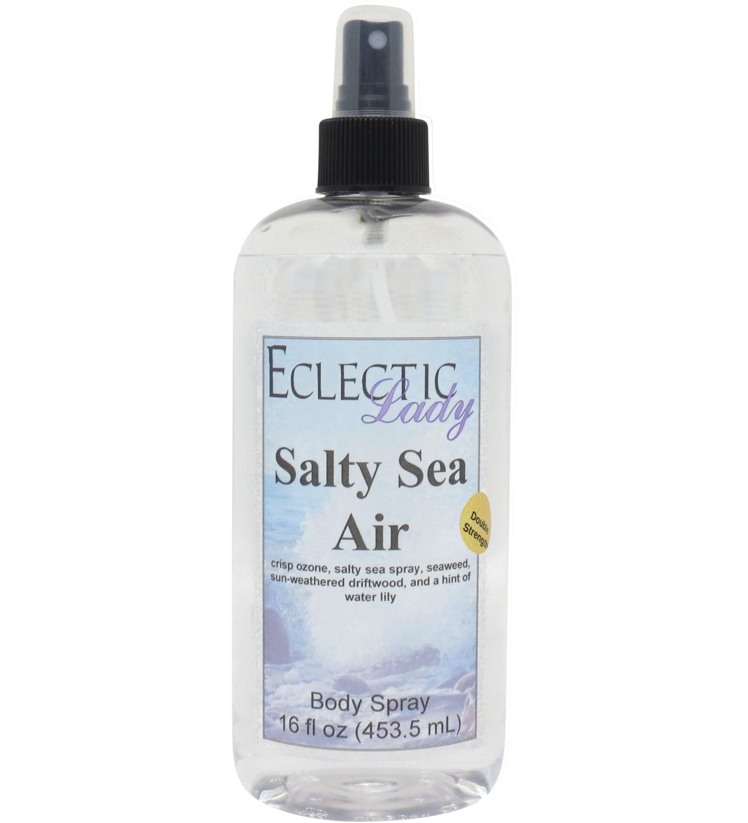 Salty Sea Air Body Spray (Double Strength) 16 ounces Body Mist for Women with Clean Light & Gentle Fragrance Long Lasting Perfume with Comforting Scent for Men & Women Cologne with Soft Subtle 16 Fluid Ounces (Double Strength) - Buy Online on GoSupps.com