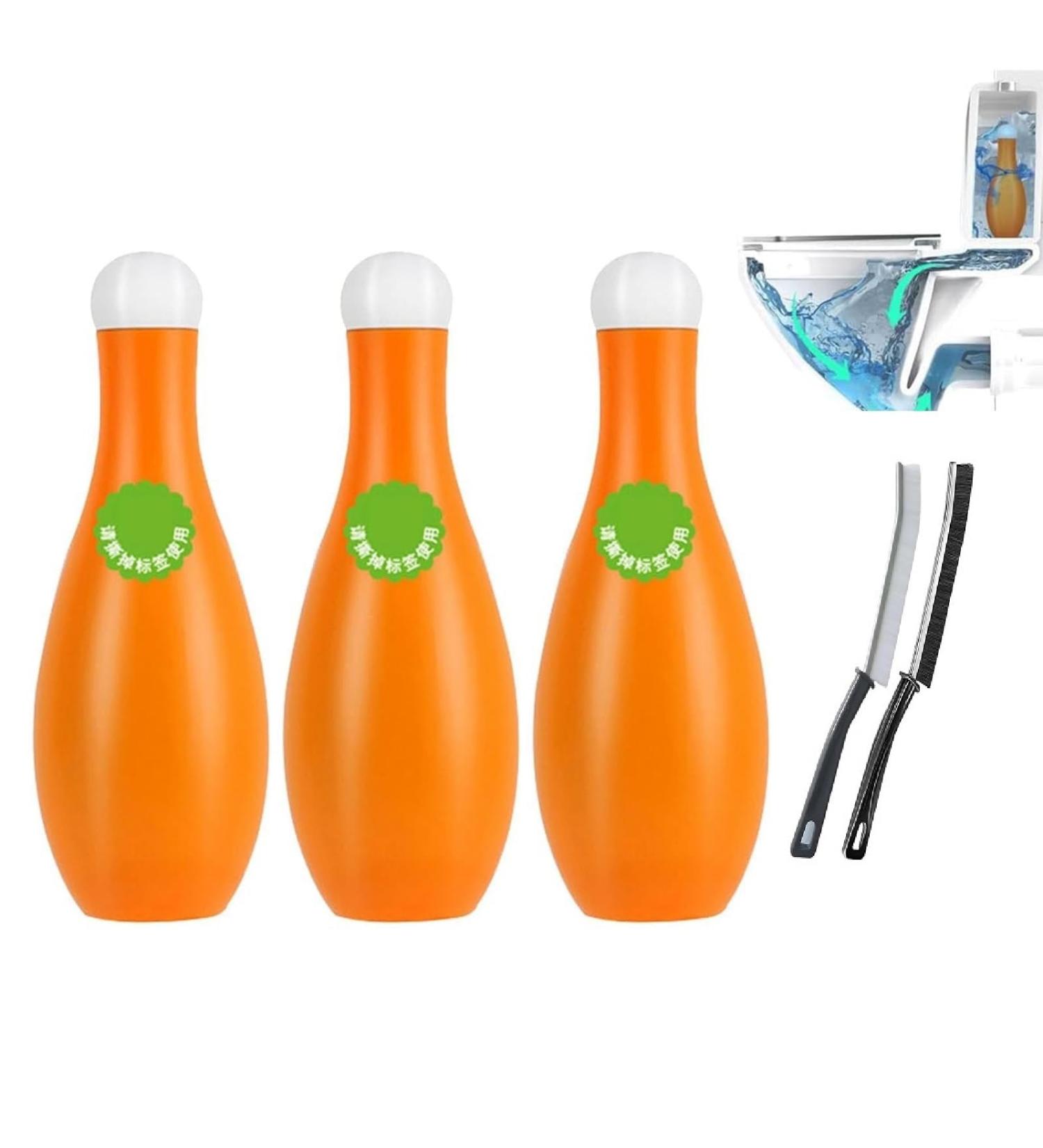 Bowling Blue Bubble Toilet Bowl Cleaner Toilet Fresheners Toilet Fresheners Deodorizing & Descaling Long-Lasting Against Tough Stains (Color : 3pcs) - Buy Online on GoSupps.com