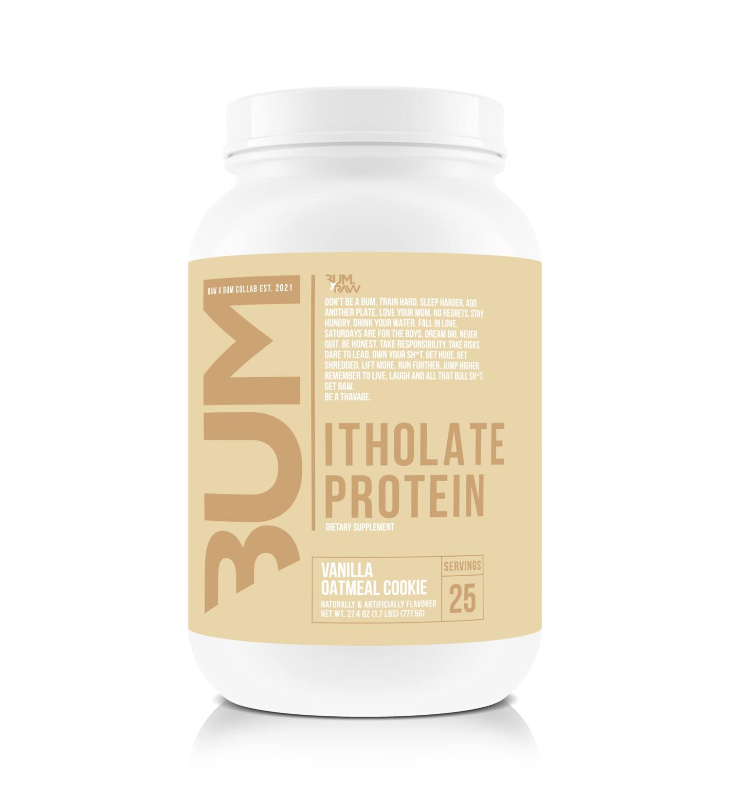 CBUM Itholate Whey Protein Powder | Vanilla Oatmeal Cookie Flavor | 25 Servings - Buy Online on GoSupps.com
