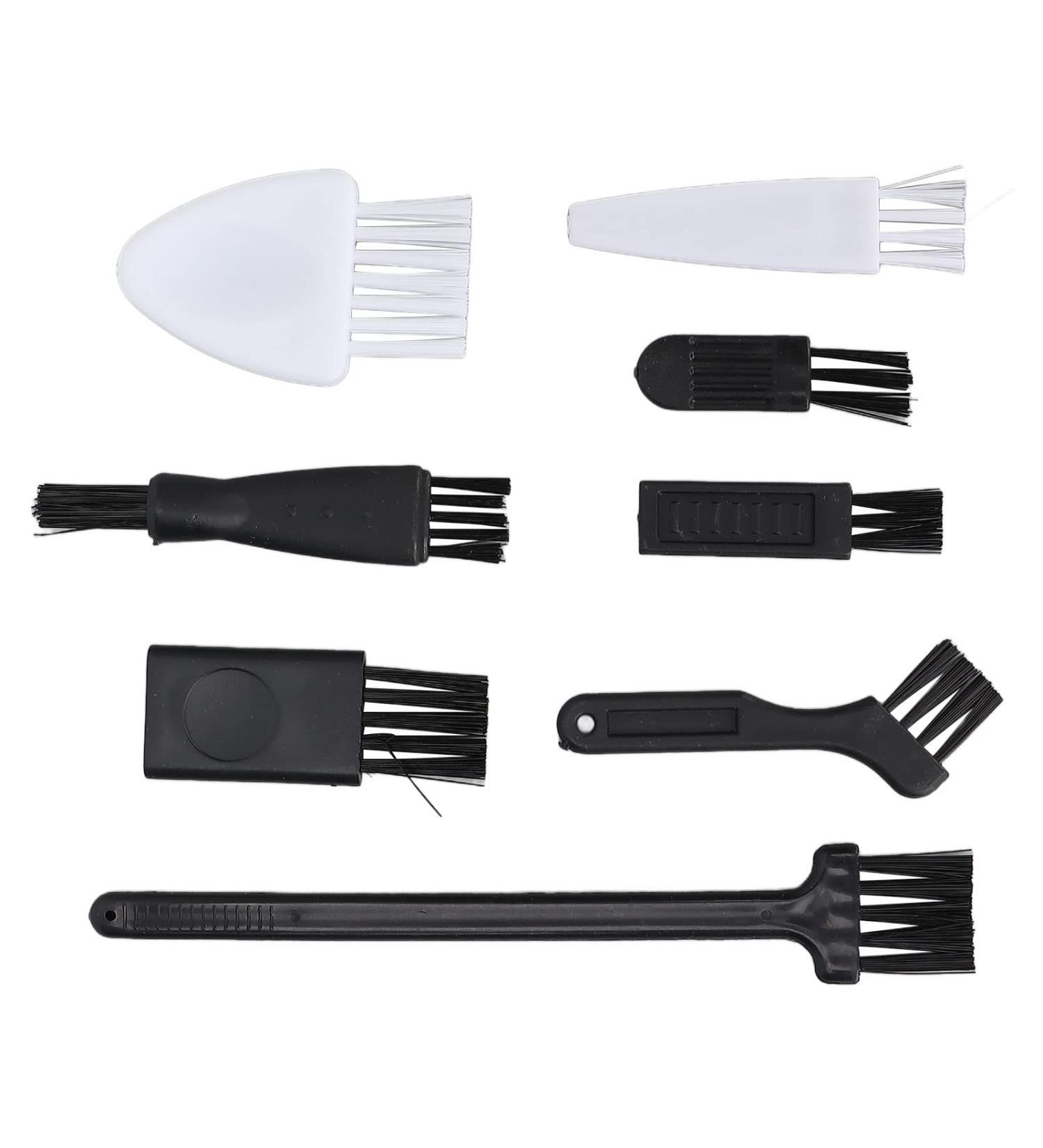 Portable Electric Shaver Cleaning Brush Set - 8pcs Sturdy PP Accessories for Optimal Grooming Care - Buy Online on GoSupps.com