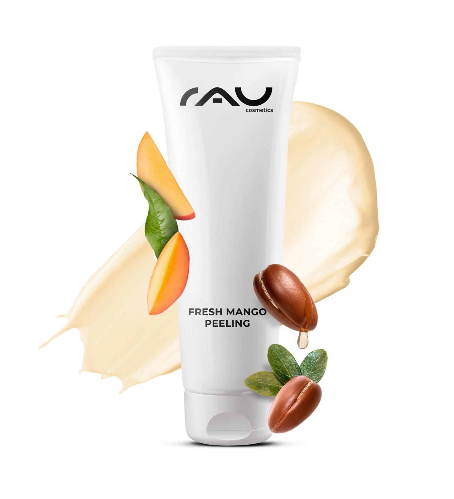 RAU Cosmetics Enzyme Peeling - Fresh Mango Exfoliant for Blackheads & Pimples | Regeneration Booster for Mature Sensitive & Dry Skin - 2.53 Fl Oz - Buy Online on GoSupps.com