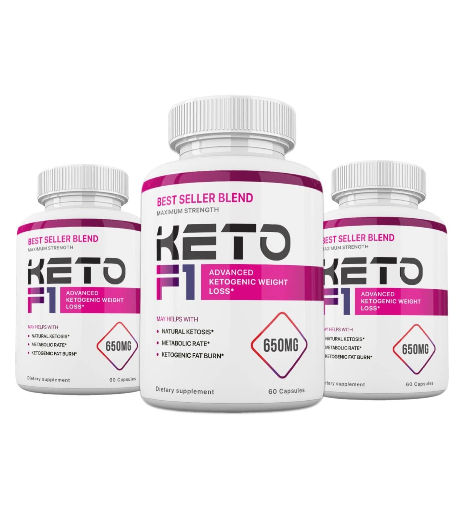 Nutra City (3 Pack) Keto F1 Blend Formula 180 Capsules 3 Months Supply - Buy Online on GoSupps.com