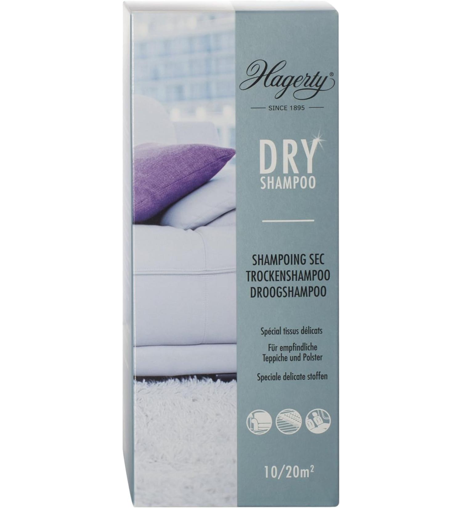 Hagerty Dry Shampoo Carpet Cleaning Powder 500g | Gentle Stain Remover for Carpets Floors & Upholstery | Ideal for Sensitive Fabrics - Buy Online on GoSupps.com