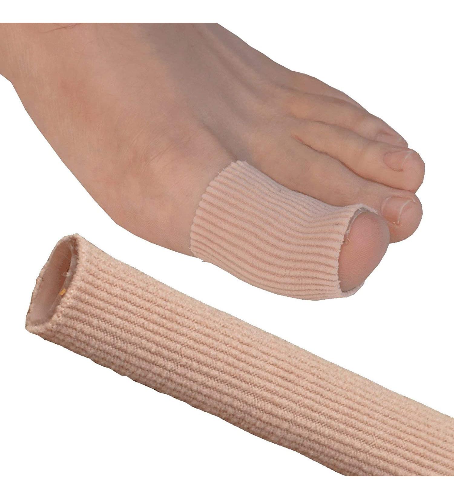 Medipaq Gel Toe Protectors - 2x 30mm Wide Big Toe & Little Toe Foam Protectors for Shoes - Buy Online on GoSupps.com
