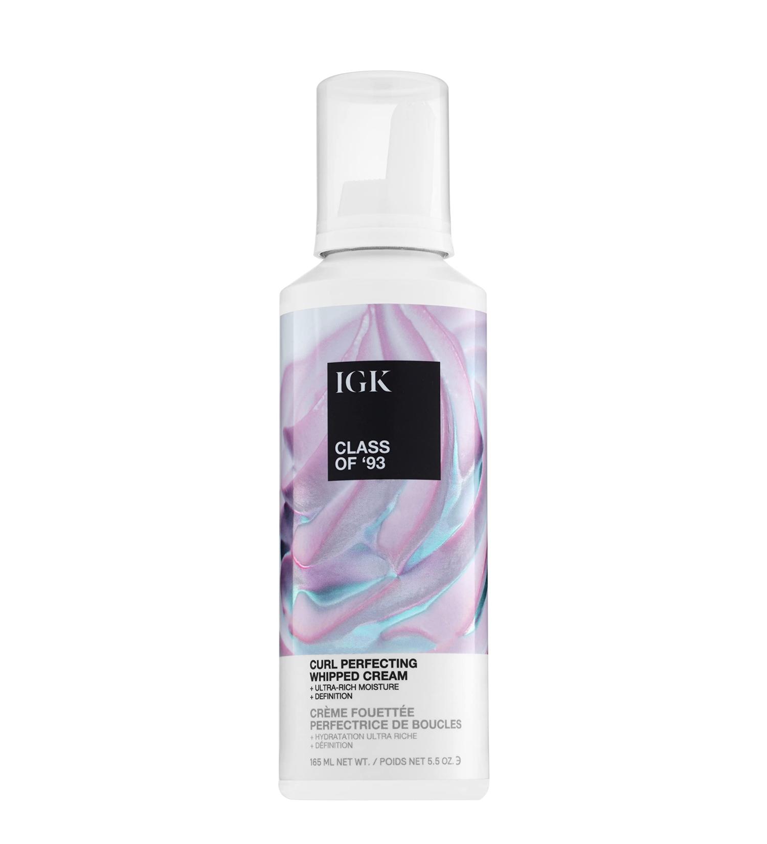 IGK CLASS OF 93 Curl Perfecting Whipped Cream - 5.5 Oz | Vegan & Cruelty-Free - Buy Online on GoSupps.com