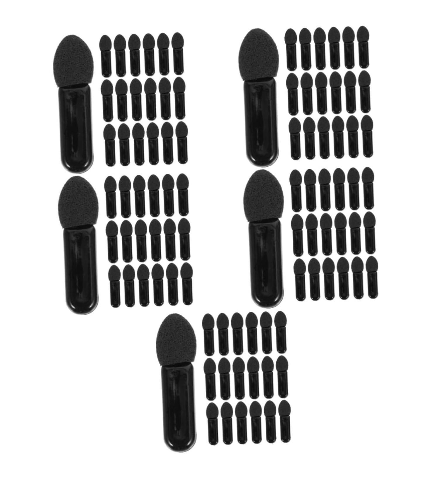 NOLITOY 500 Pcs Mini Eyeshadow Swab Lipstick Brush Applicator Eyeshadow Makeup Wand Milky Cotton - Buy Online on GoSupps.com