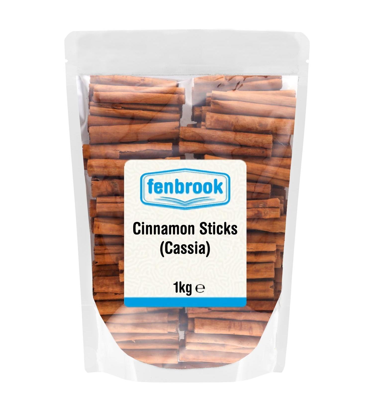 Cinnamon Sticks (Cassia) 1kg by Fenbrook