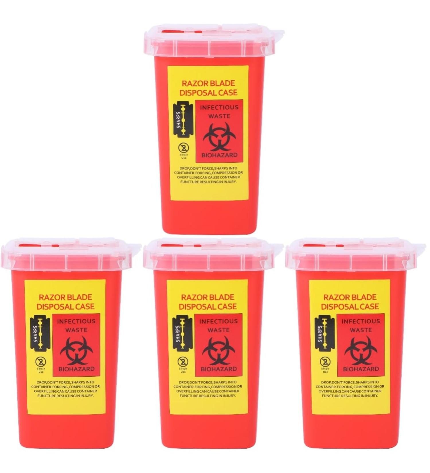 Beaupretty 4-Piece Mini Waste Container & Disposable Razor Set | Razor-Plane Holder & Cyerzer Saving Case - International Shipping Available - Buy Online on GoSupps.com