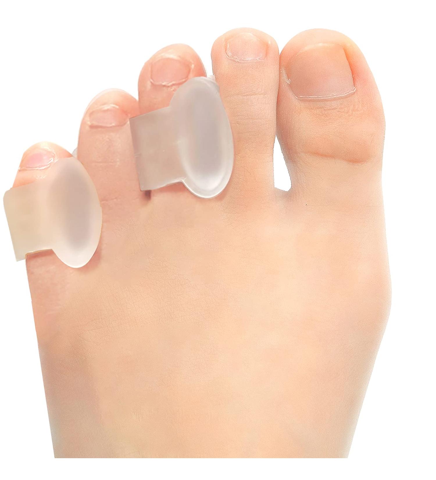 JKcare Pinky Toe Separators - Single Loop Little Toe Spacers & Protectors - 10 Pack (Clear) - Buy Online on GoSupps.com