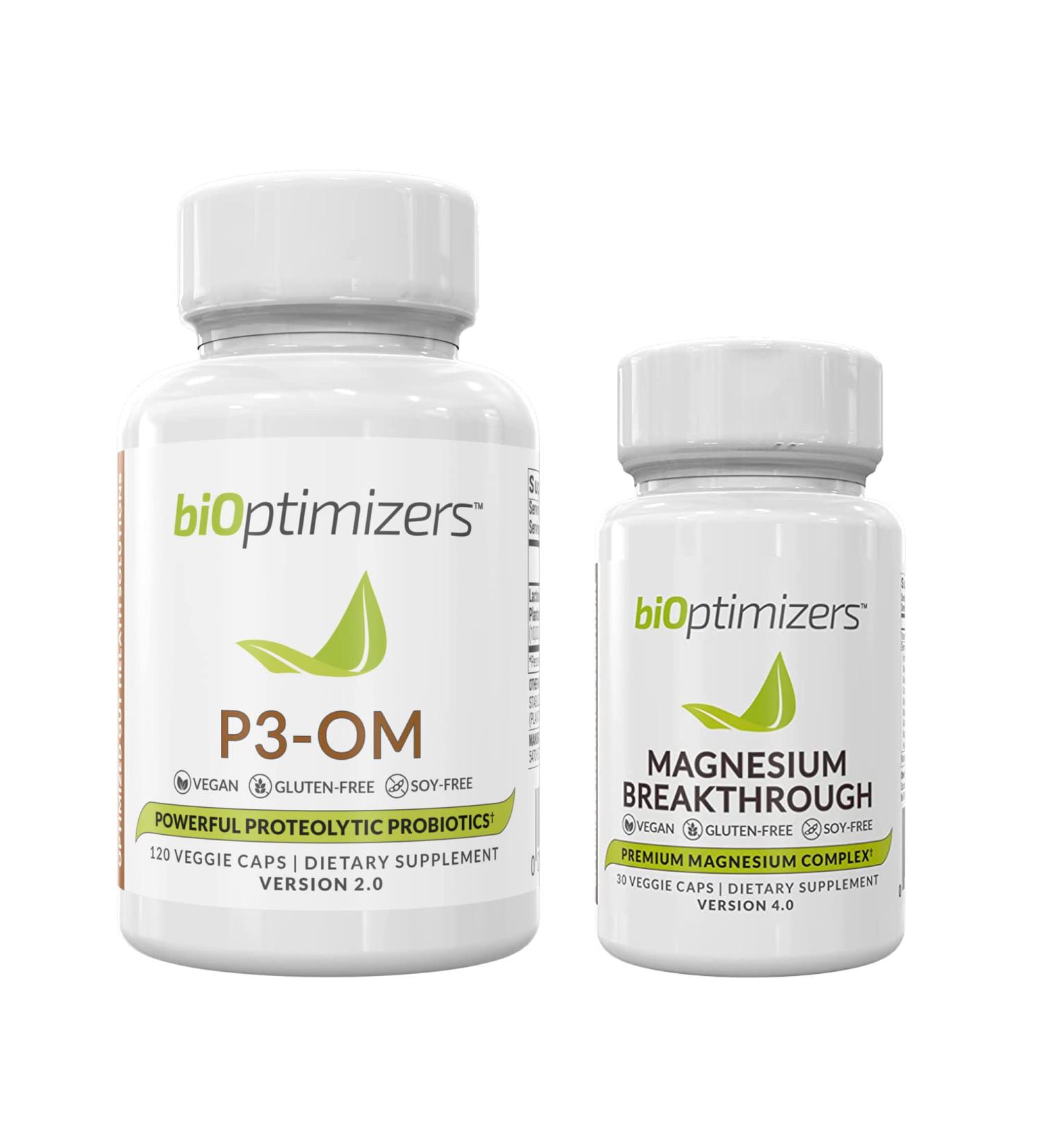 P3-OM and Magnesium Breakthrough 4.0 Bundle - 60 Capsules Each - Buy Online on GoSupps.com