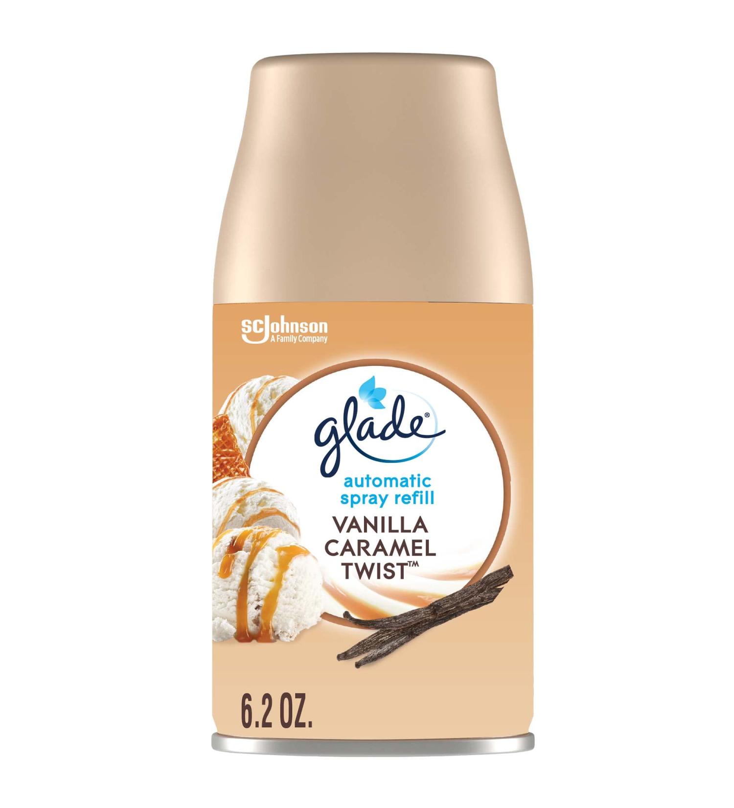 Glade Automatic Spray Refill Vanilla Caramel Twist 6.2 Oz - Home & Bathroom Air Freshener - Buy Online on GoSupps.com