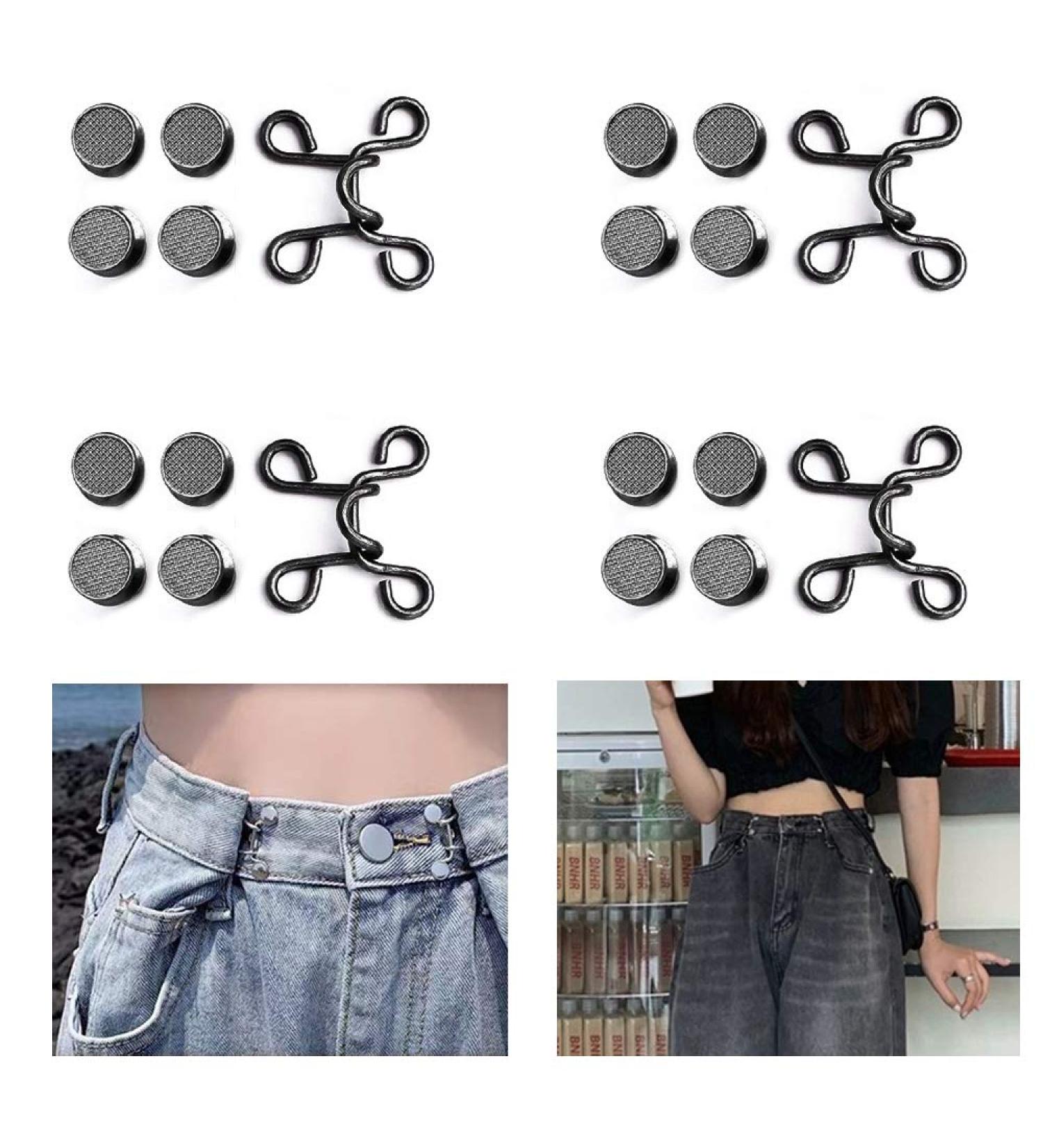 WZT 20 Pieces Adjustable Waist Buckle Extender Set - Perfect Fit Instant Button for Jeans and Pants - Waist Extender Button for Comfortable Wear (20 Pcs) - Buy Online on GoSupps.com
