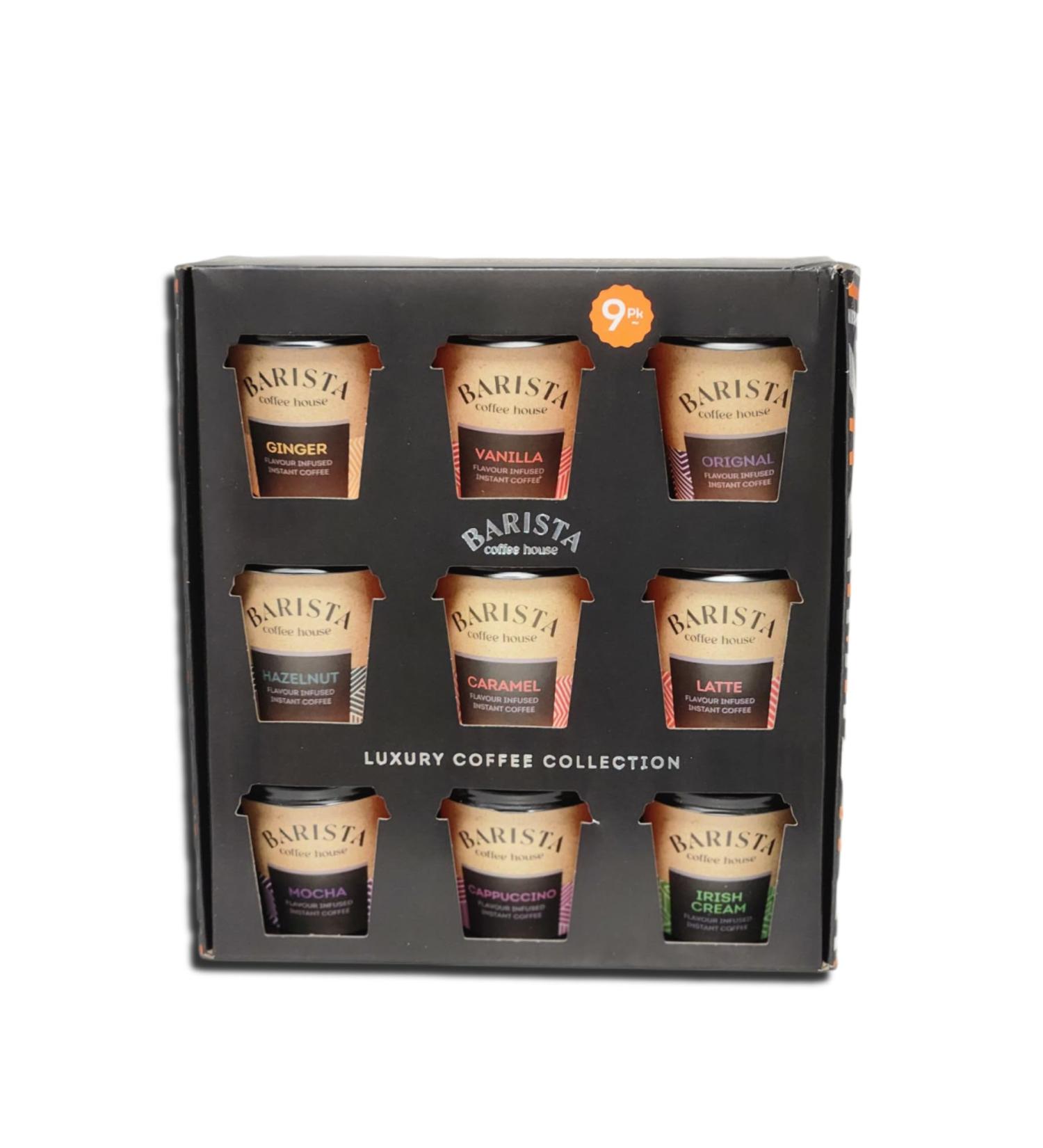 Barista Luxury Christmas Coffee Collection - Assorted Flavoured Instant Coffee Mix Xmas Gift Set - Buy Online on GoSupps.com