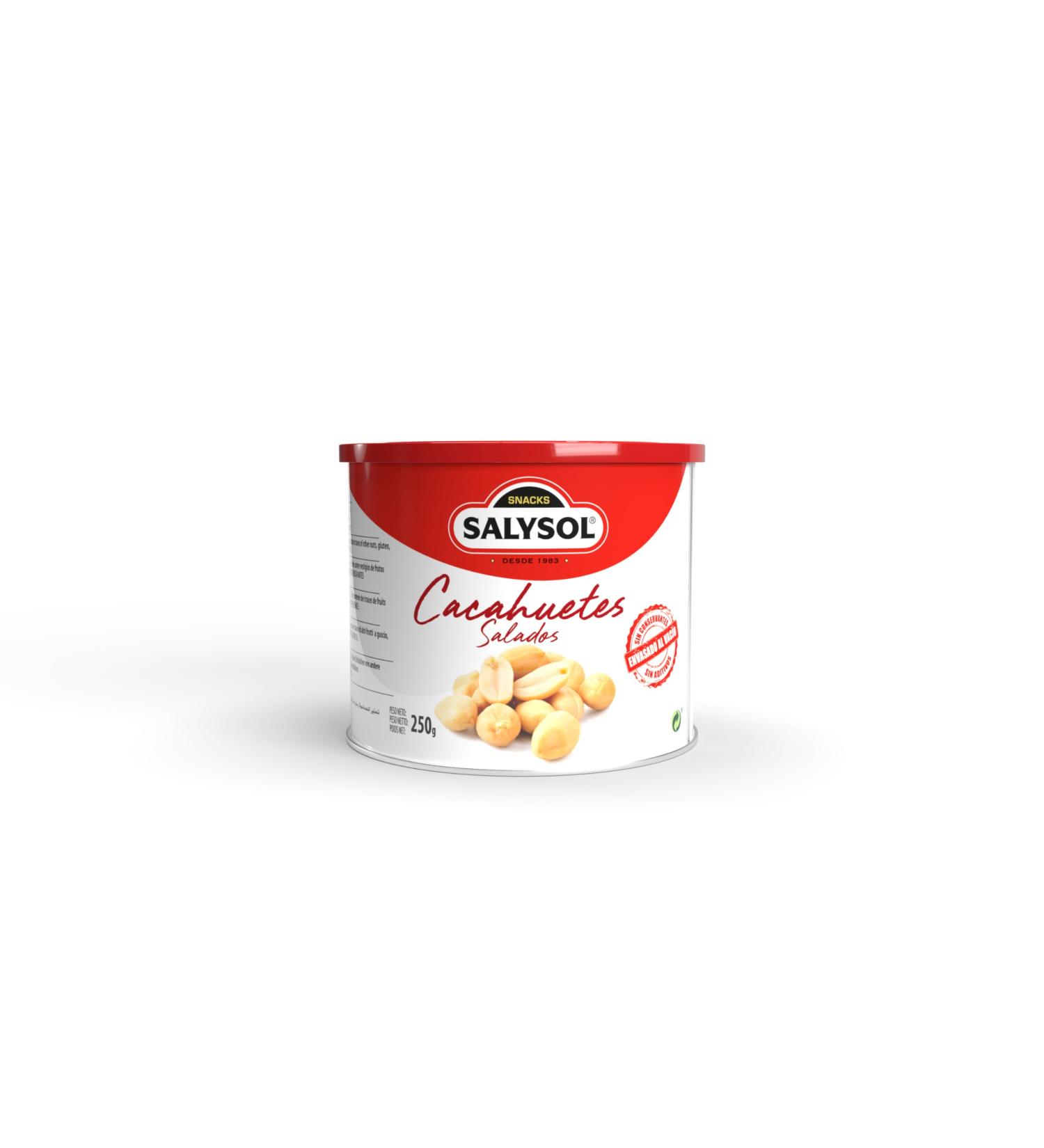  SALYSOL SALYSOL Salted Peanuts - Vacuum Packed Salted Snacks - 250g - Buy Online on GoSupps.com