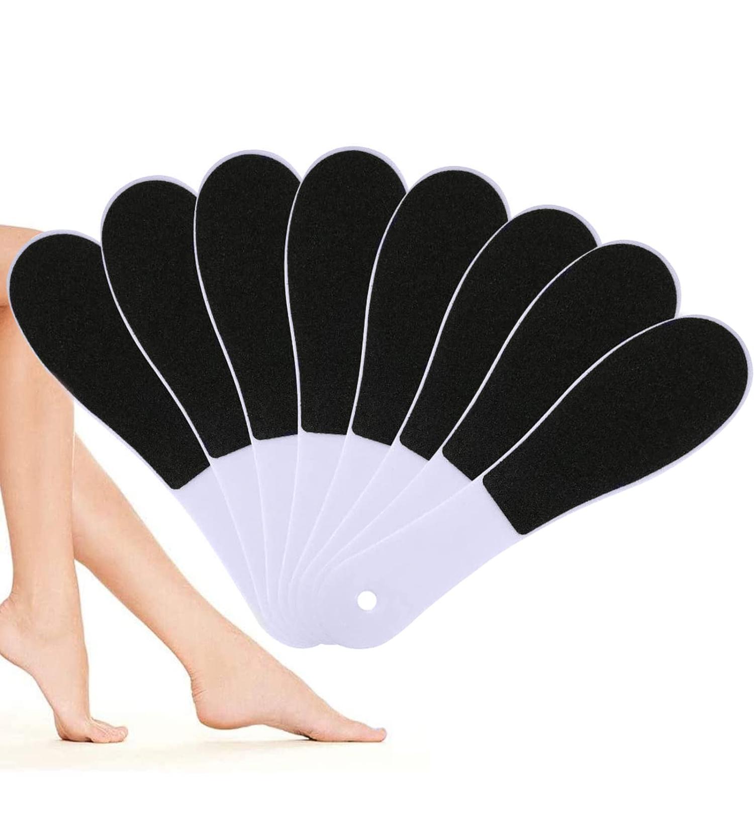 Rainmae Foot Files for Hard Skin 8 Packs Double-Sided Foot Rasp File and Callus Hard Skin Remover for Wet and Dry Cracked Feet(White) - Buy Online on GoSupps.com