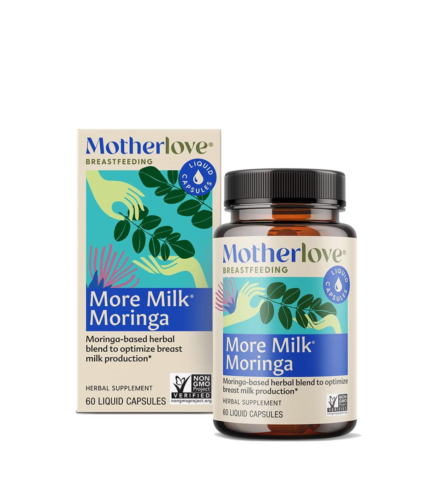 Motherlove More Milk Moringa â€“ 60 Liquid Capsules for Enhanced Milk Supply - Buy Online on GoSupps.com