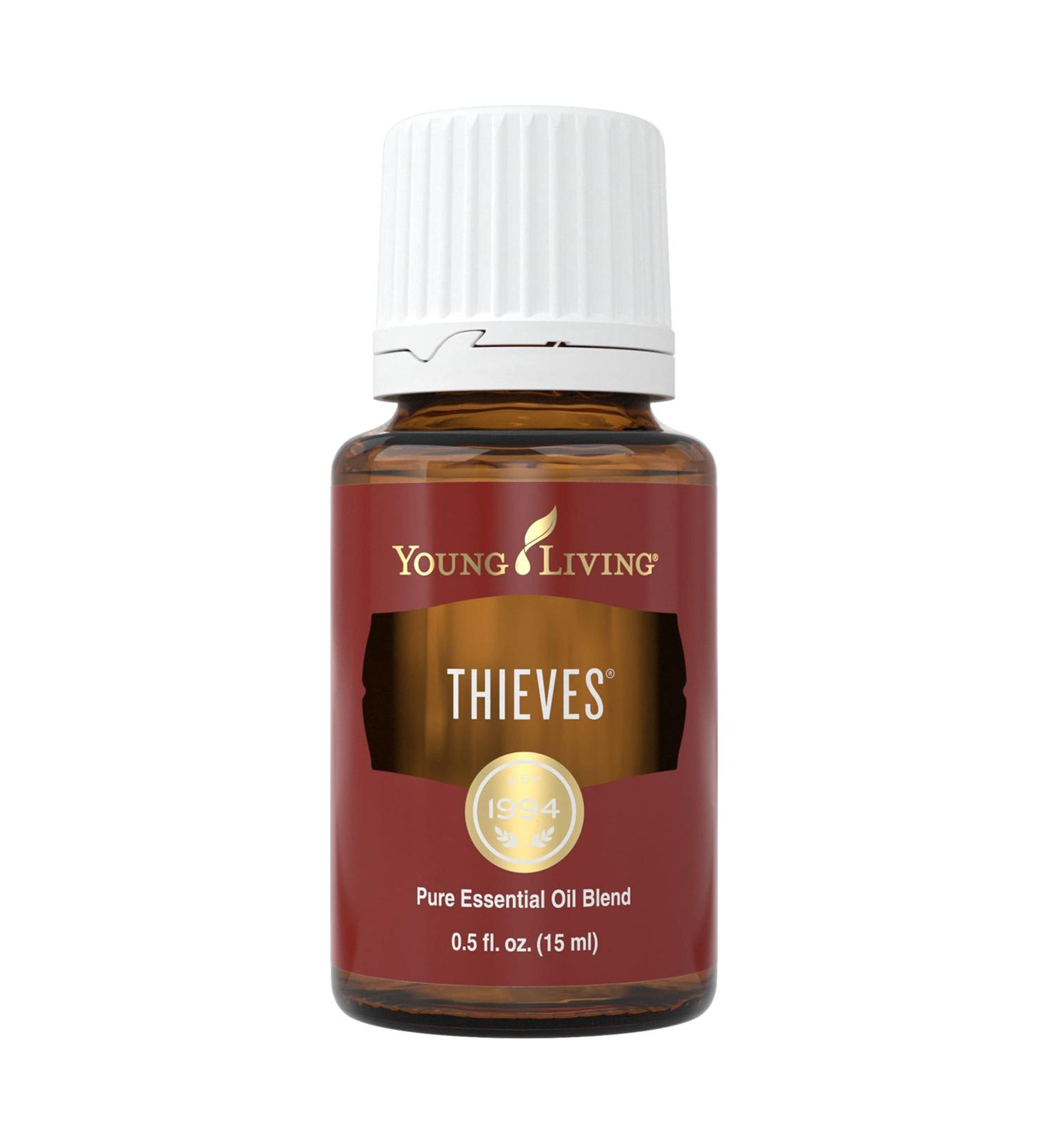 Young Living Thieves Essential Oil Blend 15ml - Immune Support & Cleansing | 100% Pure Therapeutic Grade - Buy Online on GoSupps.com