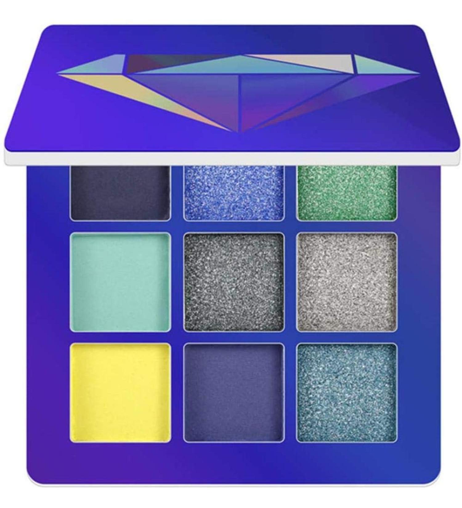 9 Colors Eyeshadow Palette Multi Reflective Matte Shimmer Glitter Professional Highly Pigmented Eyeshadow Makeup Palette Uptodate Blue - Buy Online on GoSupps.com