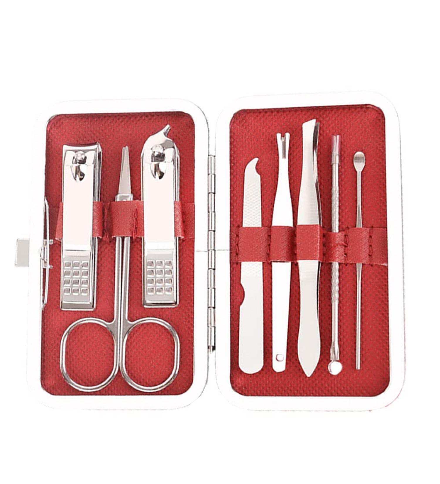 Eight in one Nail Clipper Set Nail Clippers Manicure Kits Suitable for Home Workplace Outdoor Travel Gift Giving - Buy Online on GoSupps.com
