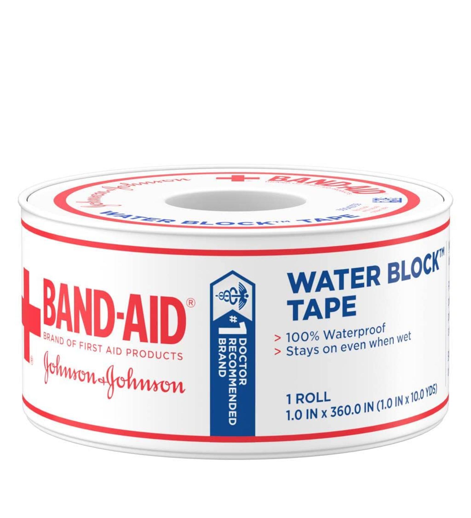 Band-Aid Waterproof Tape 1 Inch by 10 Yards (Pack of 6) - First Aid Products - Buy Online on GoSupps.com