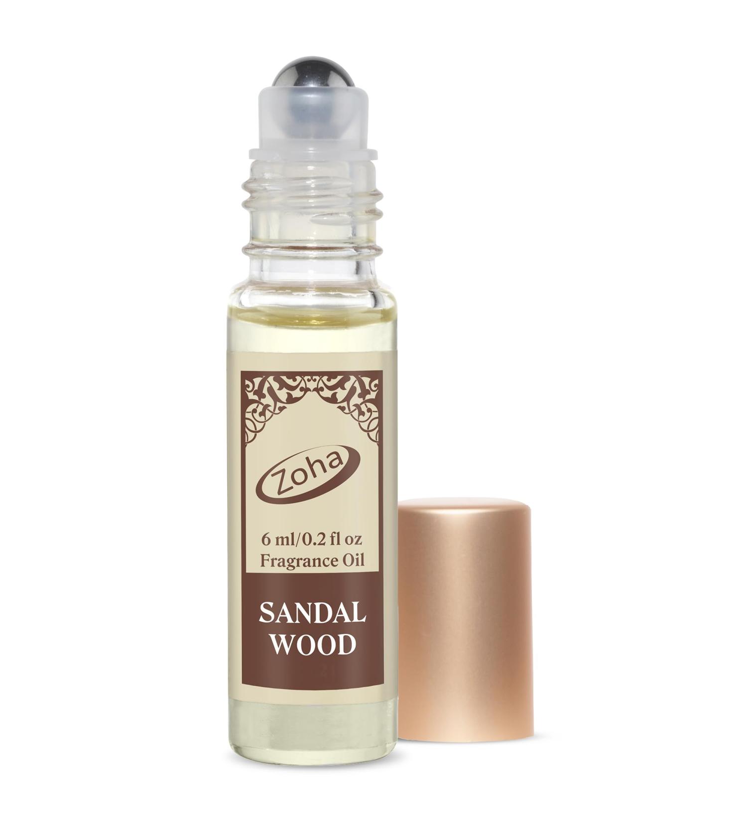 Zoha Sandalwood Oil Perfume for Women & Men Roll On Perfume Oil and Sandalwood Perfume Spray Alcohol Free Skin Moisturizing Sandalwood Oil Perfume 0.5 Ounce - Buy Online on GoSupps.com