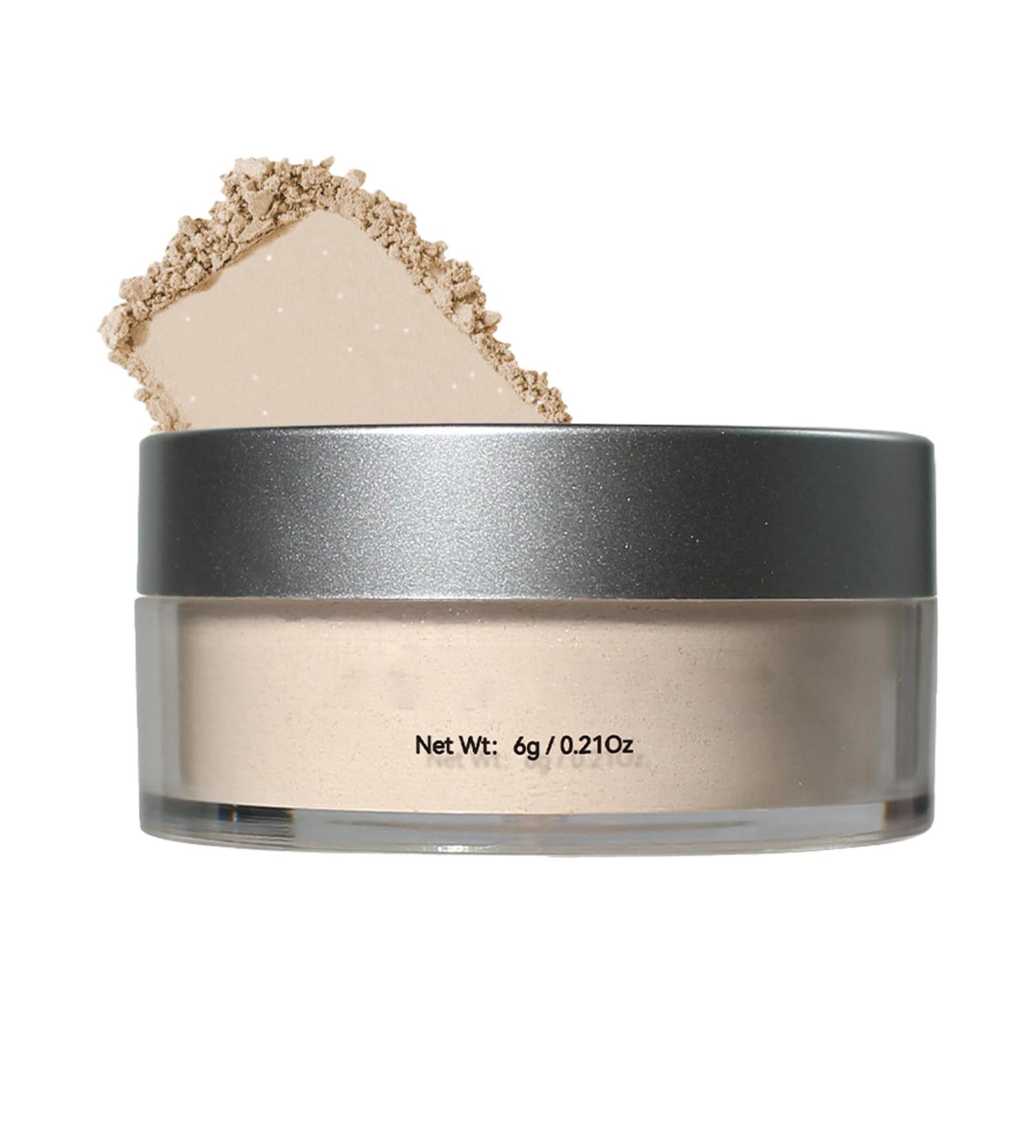 19 glow setting powder loose powder transparent natural transparent fixing powder conceals fine lines and impurities light longlasting suitable for all skin types fixing powder - Buy Online on GoSupps.com