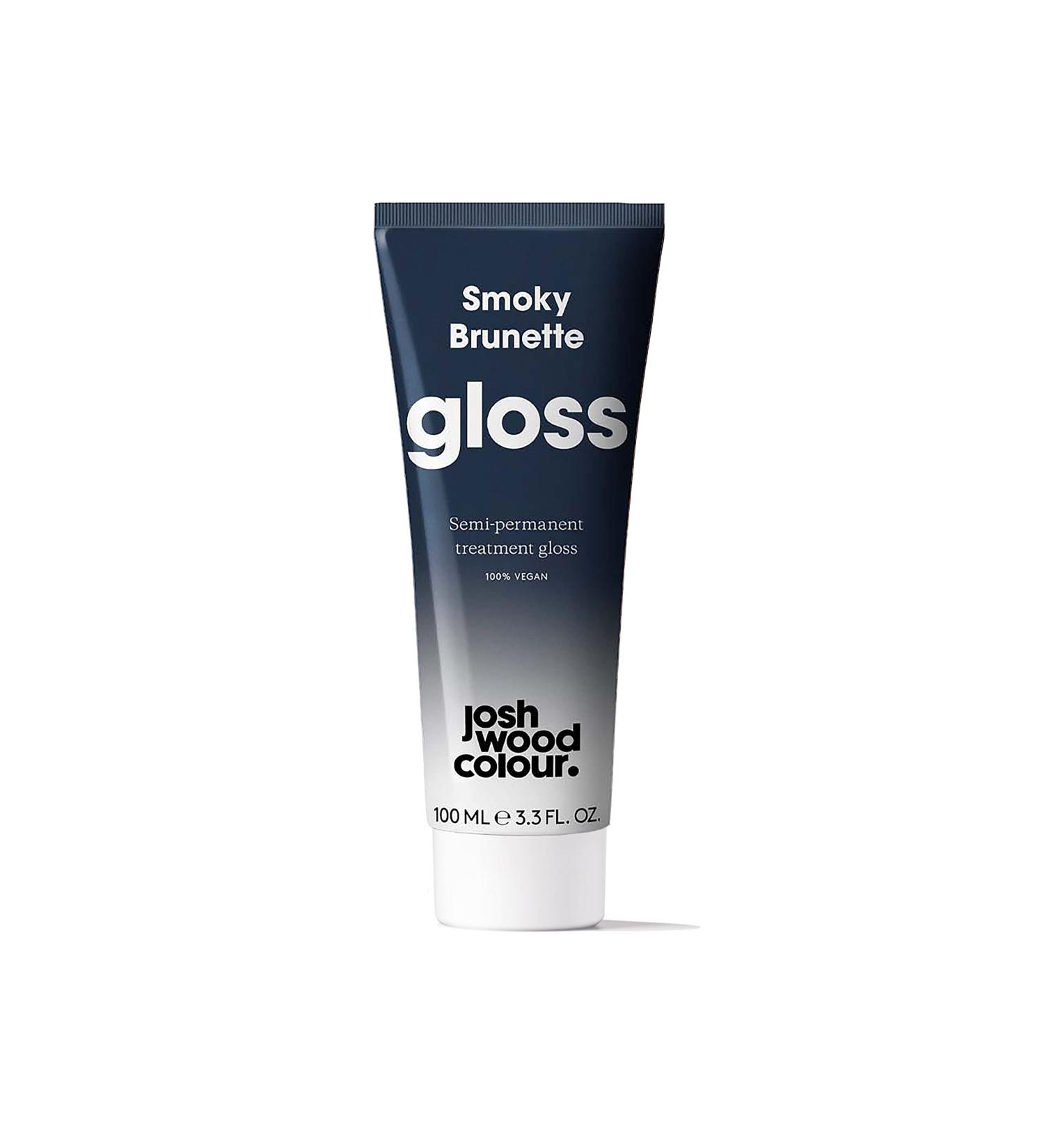 Josh Wood Smoky Brunette Hair Gloss - Semi-Permanent Red Tone Remover and Conditioner - 100% Vegan - 100ml - Buy Online on GoSupps.com