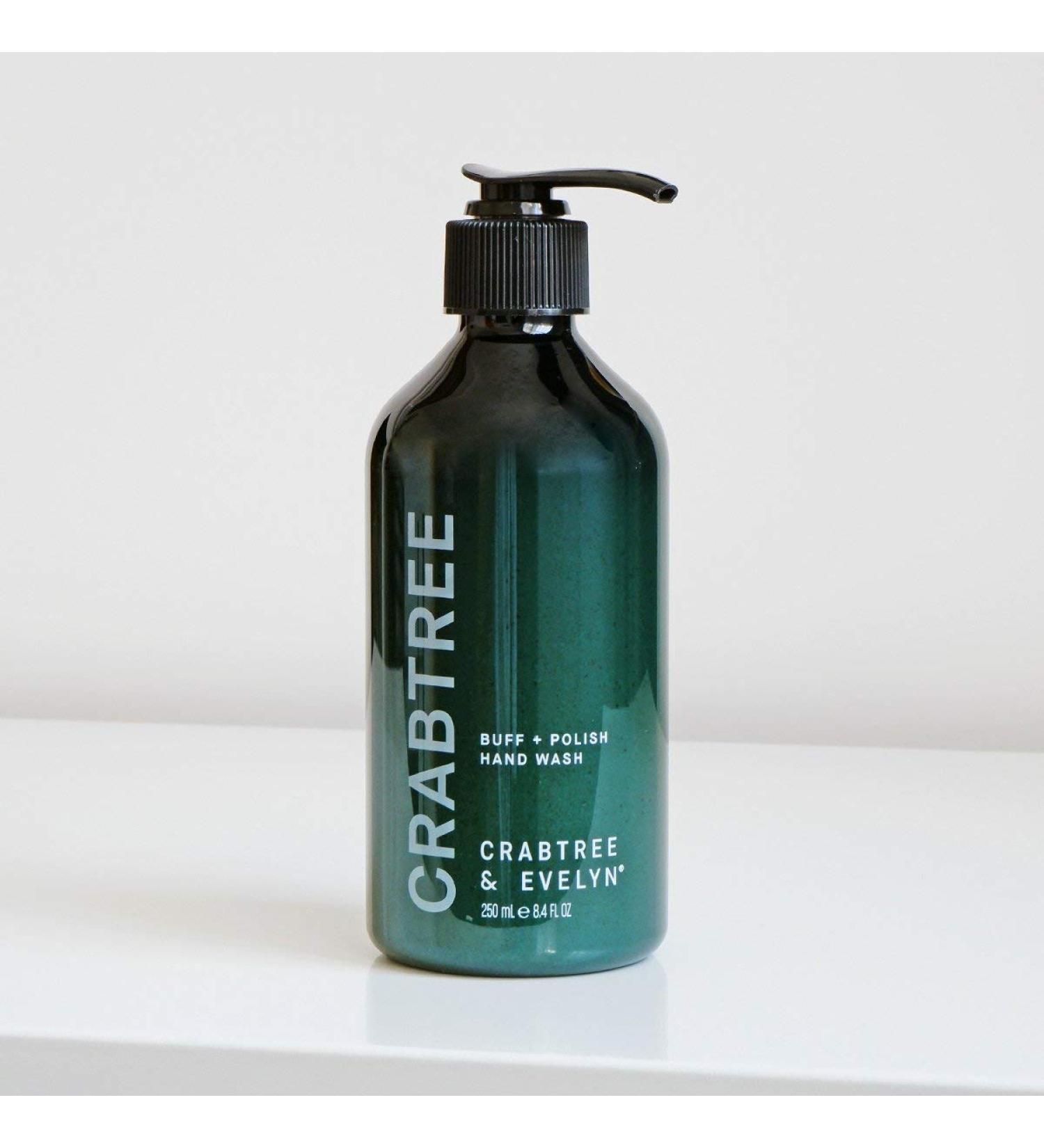 Crabtree & Evelyn - Buff + Polish Hand Wash | Bamboo Stem + Milled Apple Seeds + Bergamot Oil | 250mL - Buy Online on GoSupps.com