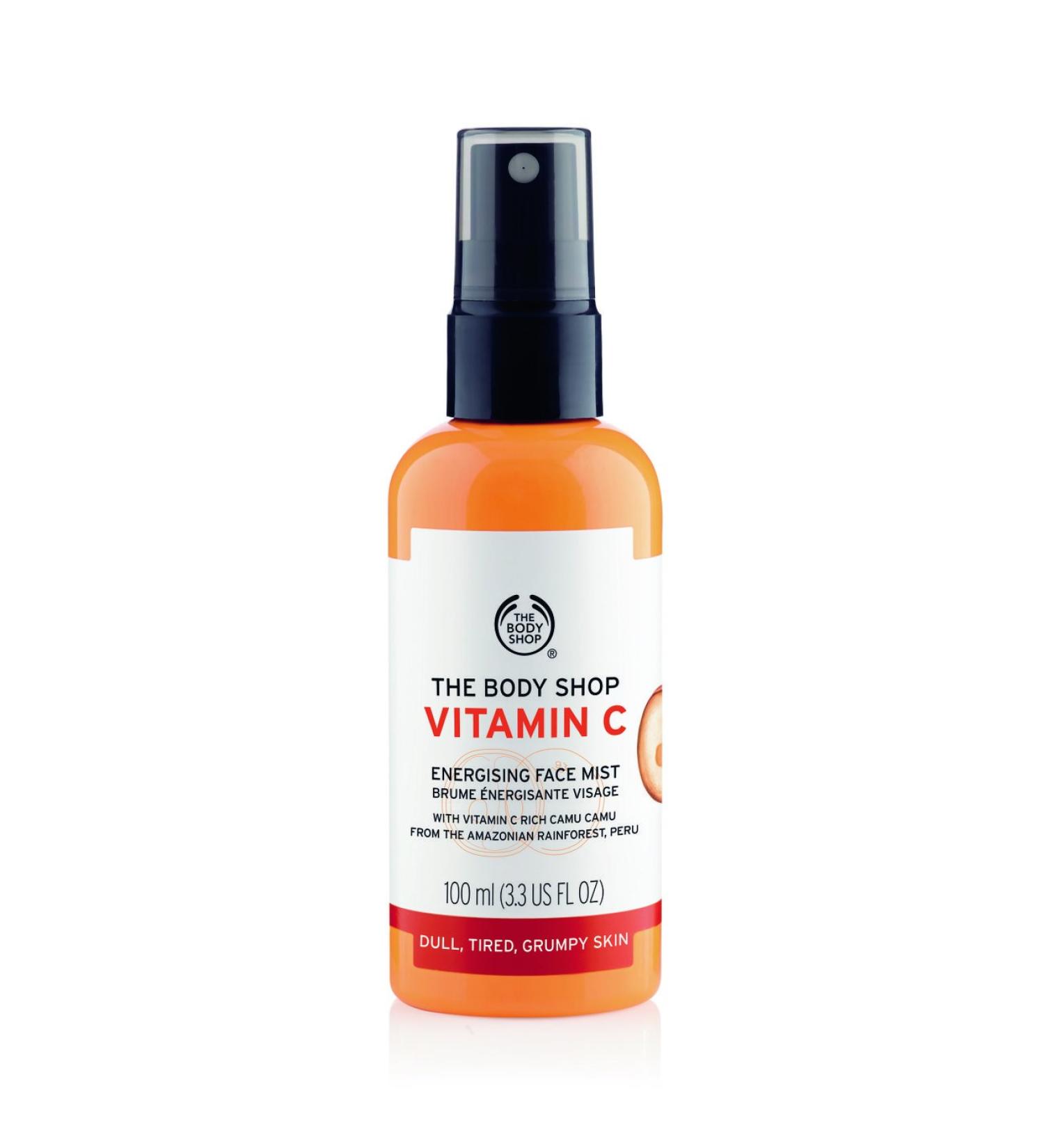 The Body Shop Vitamin C Face Mist 3.3 Fl Oz - Energizing Skincare - Buy Online on GoSupps.com
