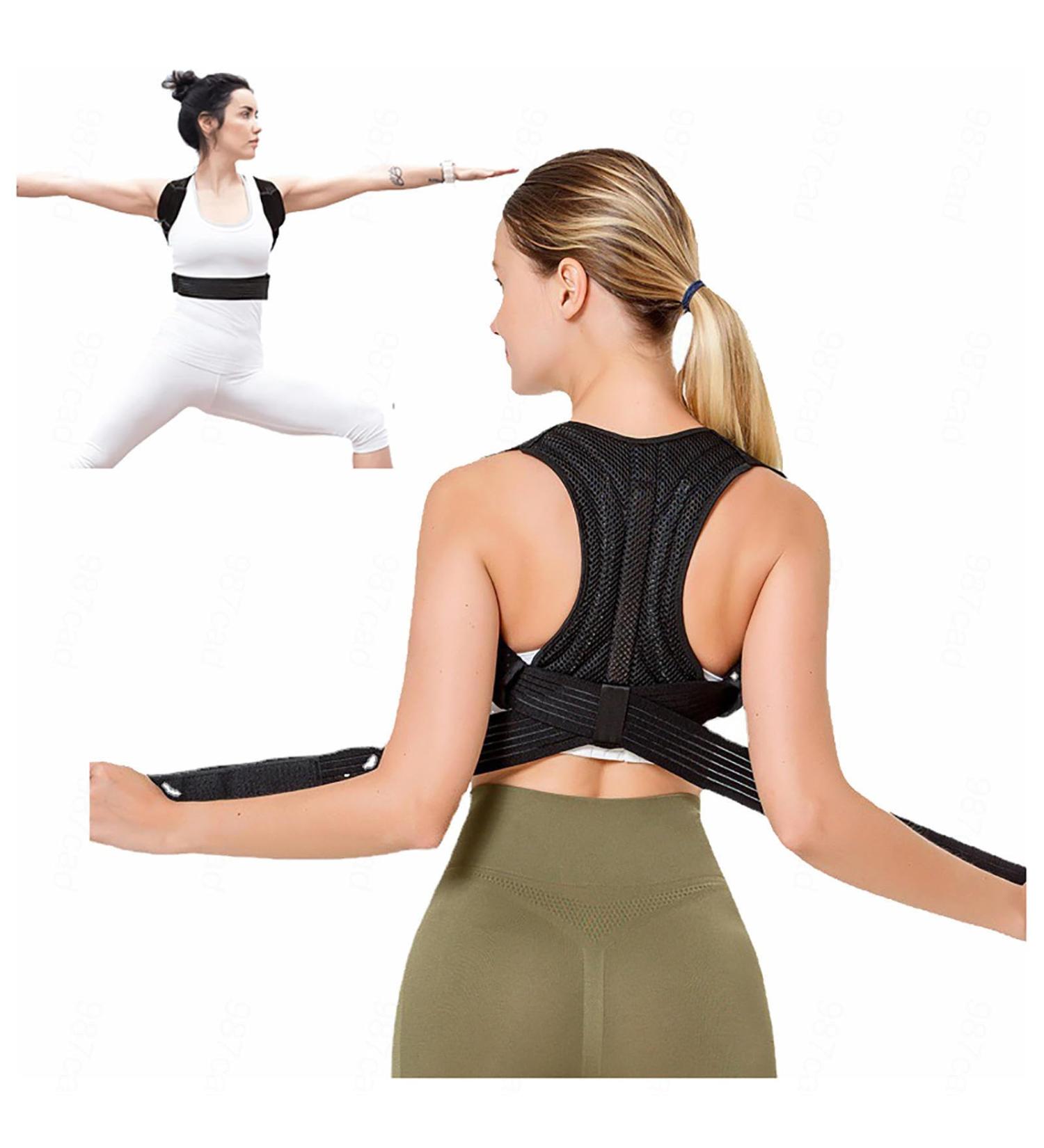 Buy Meltor Back Straight Posture Belt - Breathable Adjustable Support for Neck Shoulder & Back Pain Relief - Buy Online on GoSupps.com