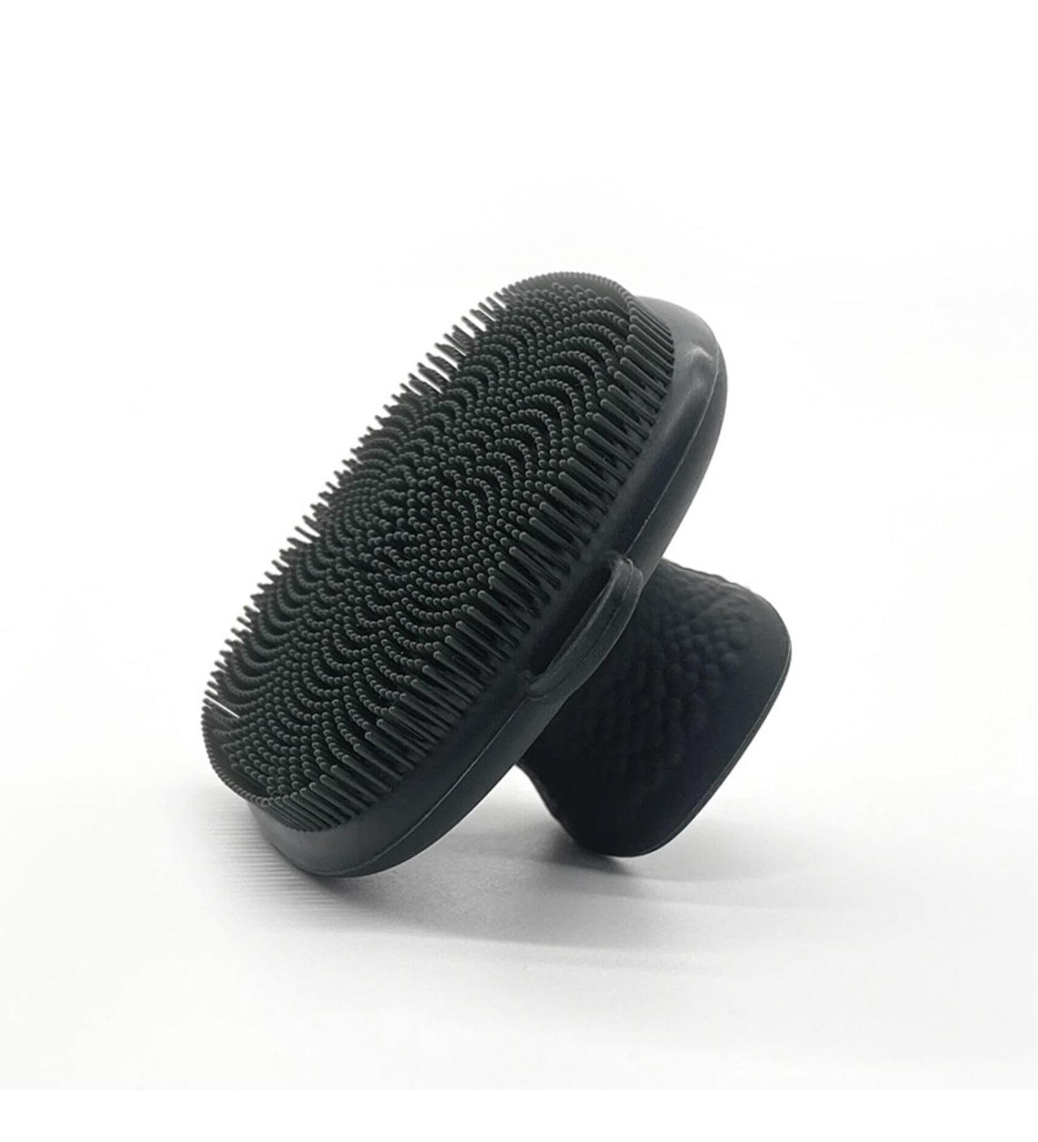 Hand-held Facial Tool | Super Soft Exfoliating Brush for Deep Cleansing & Acne Care - 6.7cm Black - Buy Online on GoSupps.com