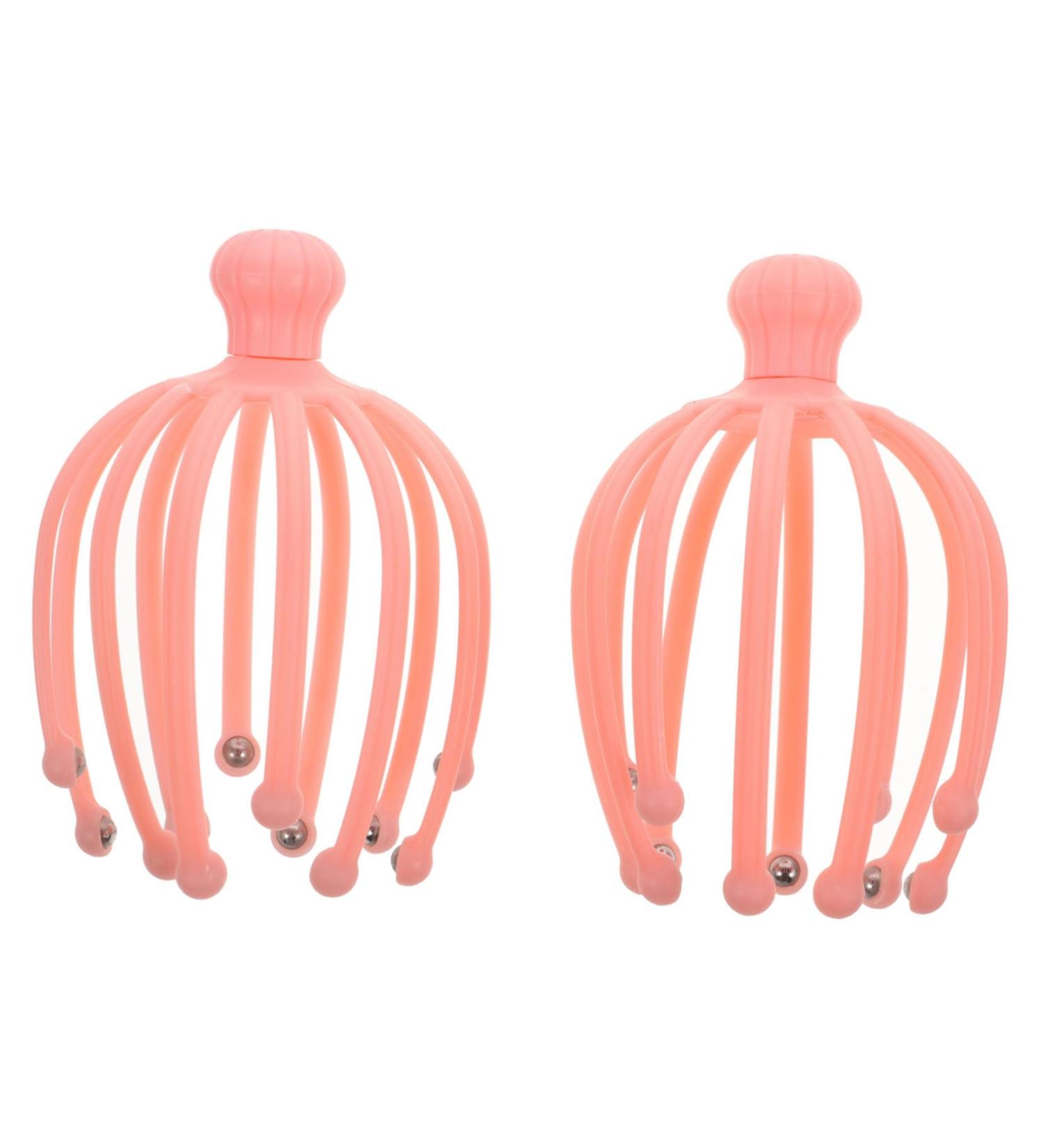 Buy TOVINANNA Head Massager - 2 STK Stainless Steel Headgear & Octopus Back Scratch Massage Device - International Shipping Available - Buy Online on GoSupps.com