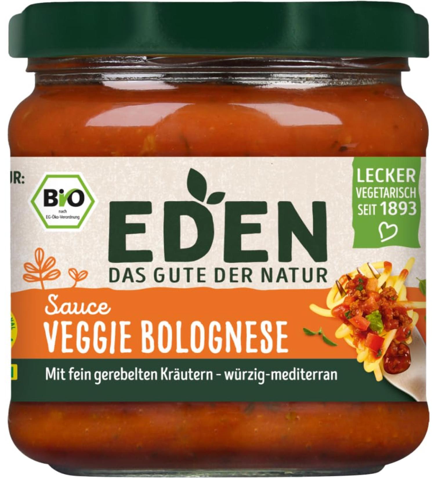 Eden EDEN: Sauce - Veggie Bolognese 375g