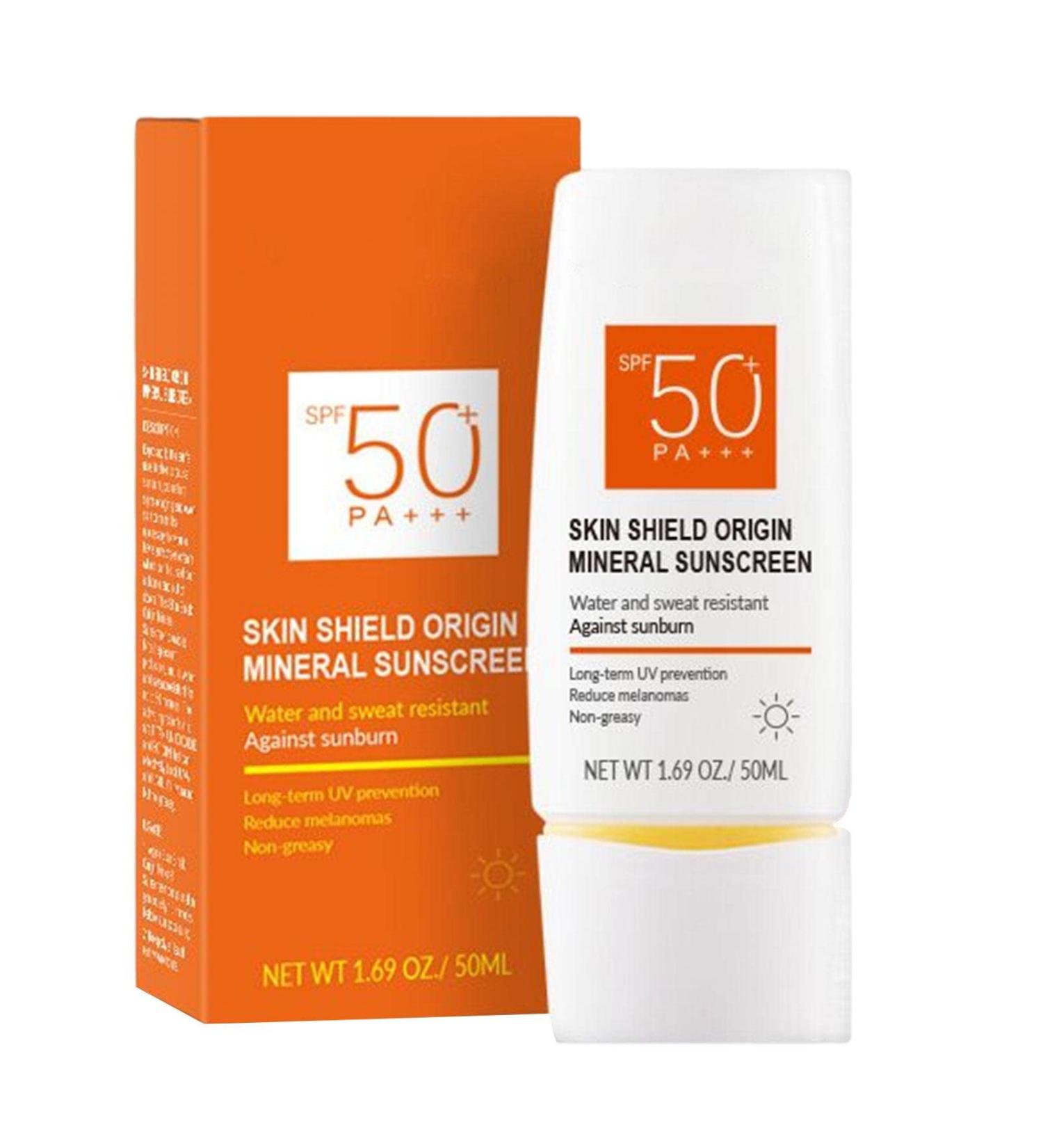  Tebinzi Sunscreen SPF 50 - Sunblock Spf 50 Broad Spectrum Sunscreen - 1.76oz Water Resistant & Friendly Broad Spectrum UVA/UVB Moisturizing Sunscreen Tebinzi - Buy Online on GoSupps.com