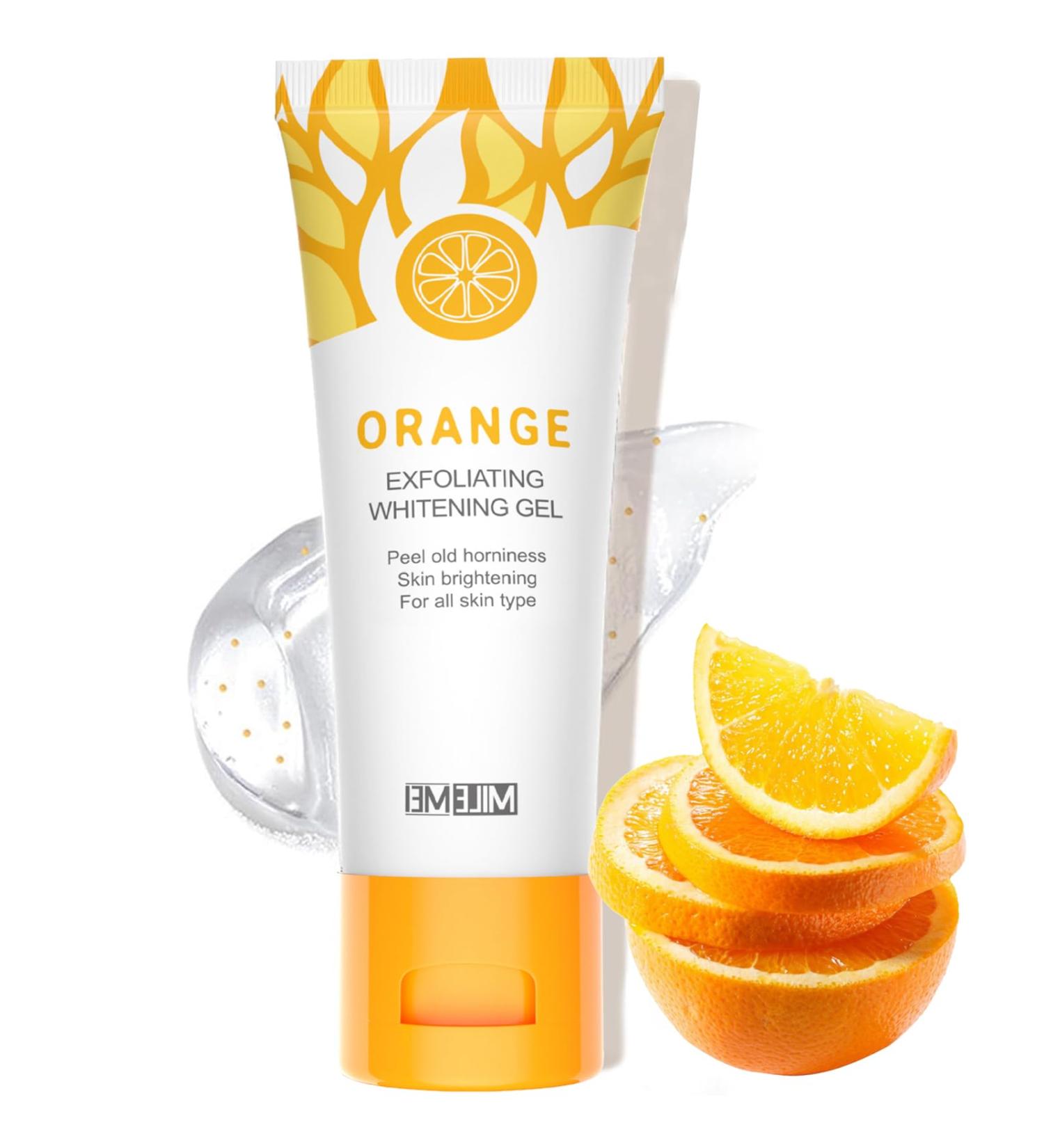 Face Exfoliator Exfoliating Face Wash Vitamin C Face Scrub Exfoliator Cleansing Balm Facial Cleanser for Men & Women Smooth Orange Blossom - Nourishing - Buy Online on GoSupps.com