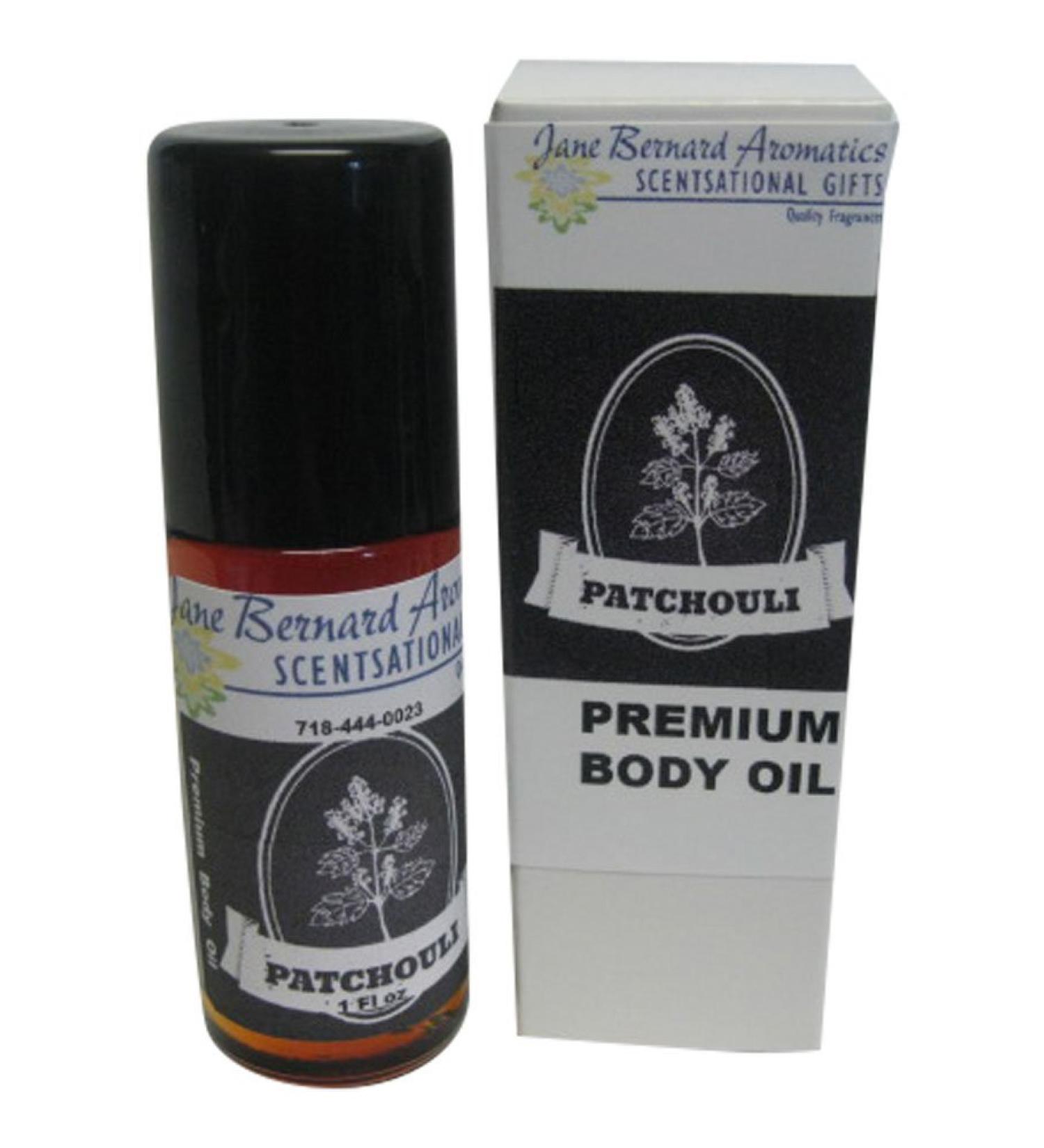 Jane Bernard Patchouli Unisex Perfume Body Oil_1 Ounce Jumbo Roll on - Long Lasting Fragrance
