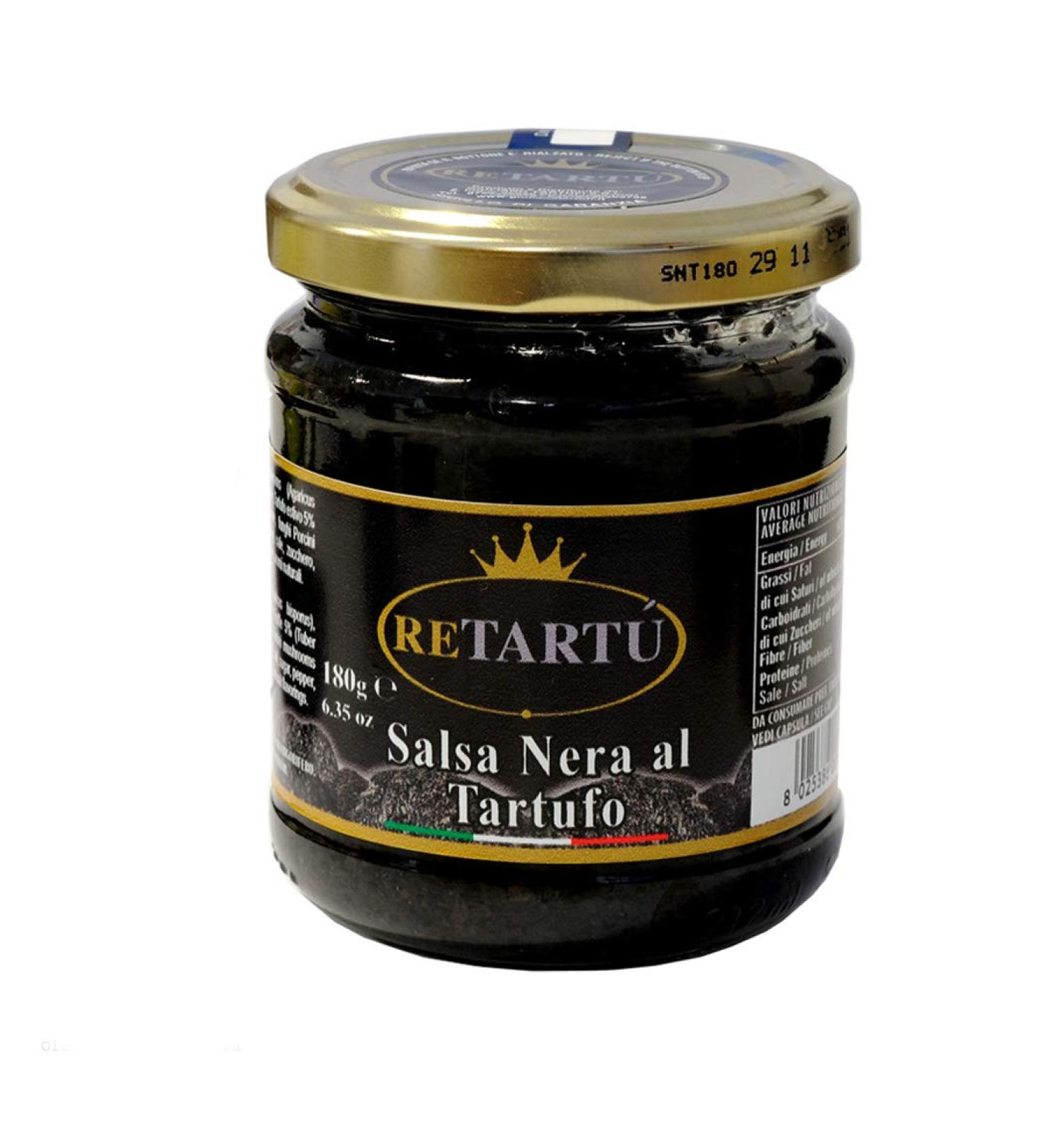 Premium Black Truffle Sauce 180g - Gourmet Flavor for International Shipping - Buy Online on GoSupps.com