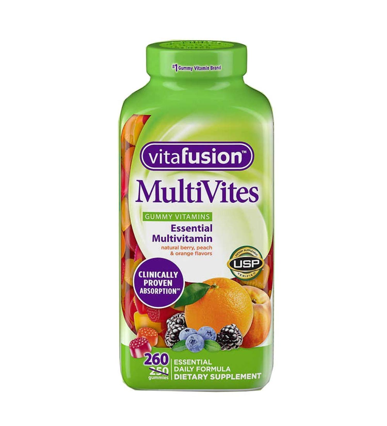 Vitafusion MultiVites Gummy Vitamins 260ct - Complete Daily Nutrition in Delicious Gummies - Buy Online on GoSupps.com