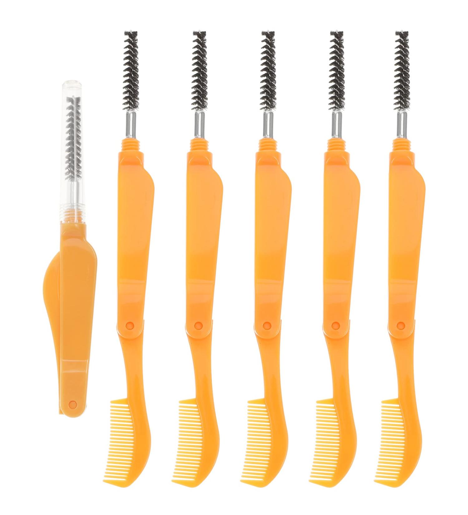 Buy ARTIBETTER 6pcs Collapsible Eyelash Comb & Mascara Tool | Double-Sided Eyelash Separator & Spoolie - Perfect for Eye Lash Extensions & Makeup Essentials - Buy Online on GoSupps.com