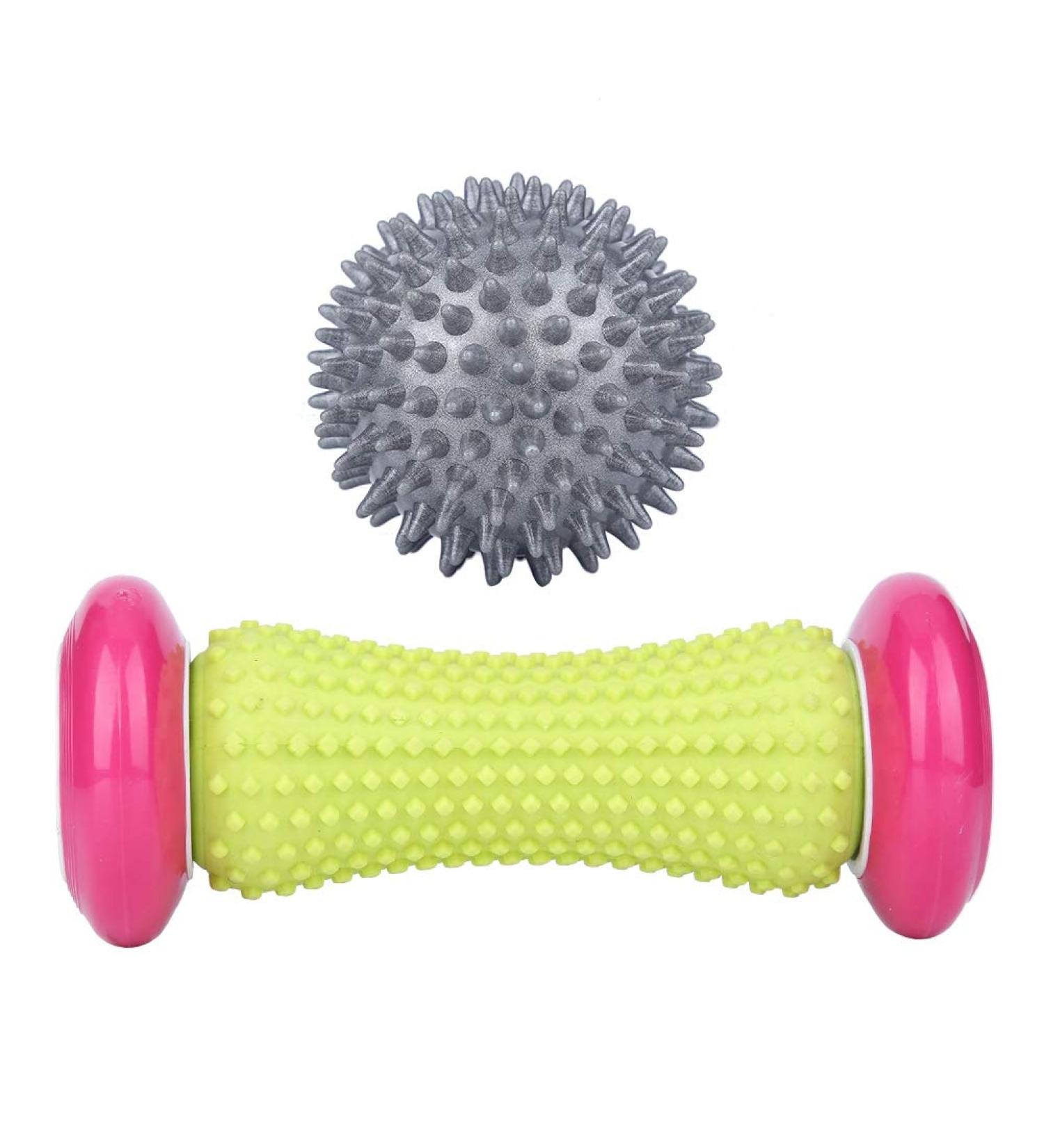 Verdant Touch Foot Relaxation Roller | Hand & Foot Massage Roller for Plantar Fasciitis Relief - Buy Online on GoSupps.com