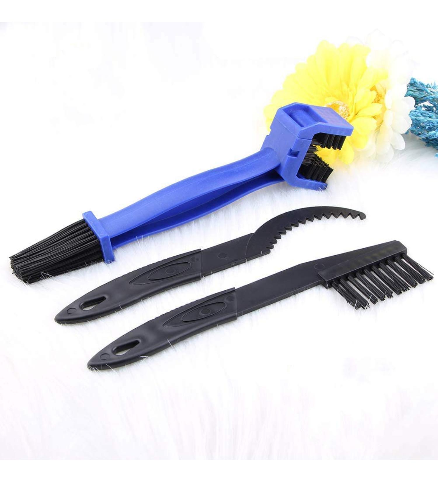 OIBTECH Bike Chain Cleaner Tool Set - Durable Motorcycle/Bicycle Maintenance Kit (Blue) - Buy Online on GoSupps.com
