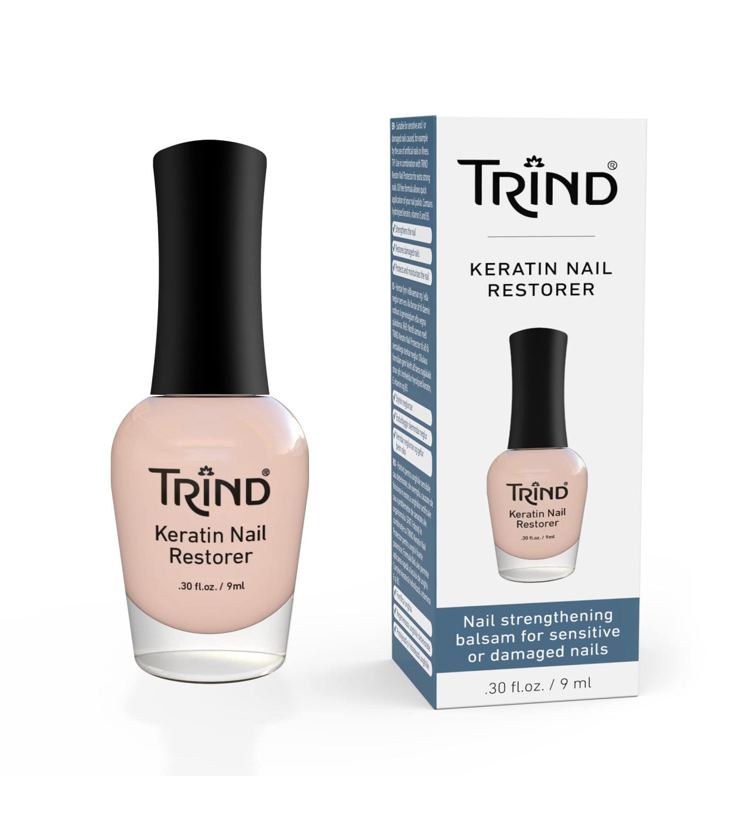 Trind Keratin Restorer Nail Strengthener 9ml - Repair and Strengthen Damaged Nails - Buy Online on GoSupps.com