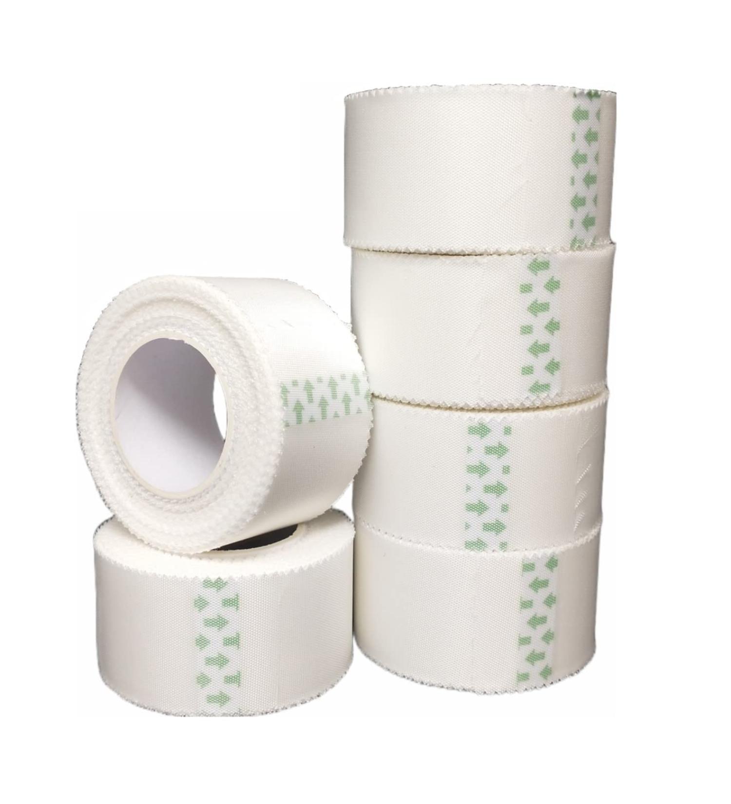 Medical First Aid Surgical Tape 1 x 10 Yards Pack of 6 Rolls | Lightweight Breathable Silk-Like Microporous Tape | Self-Adhesive, Latex-Free, Hypoallergenic Bandage for Wound Dressing - Buy Online on GoSupps.com