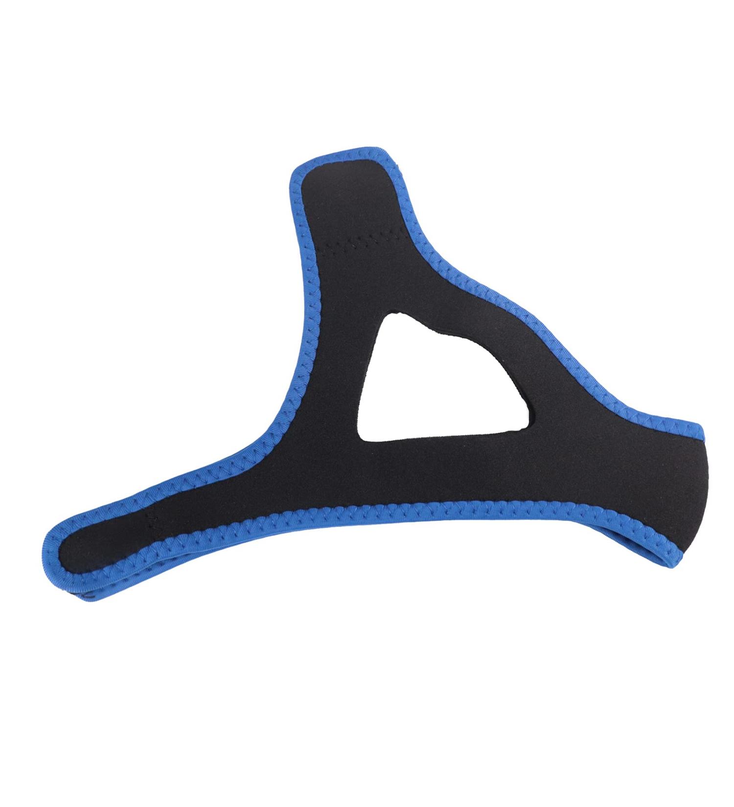 Adjustable Anti Snore Chin Strap - Stop Snoring Solution for Men and Women - Blue - Buy Online on GoSupps.com