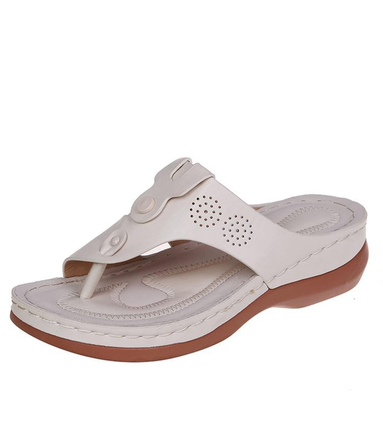 Bunion Corrector Sandals for Women - Comfortable Bunion Splints for Pain Relief - Hallux Valgus Foot Correction - Size 8.5 White - Buy Online on GoSupps.com