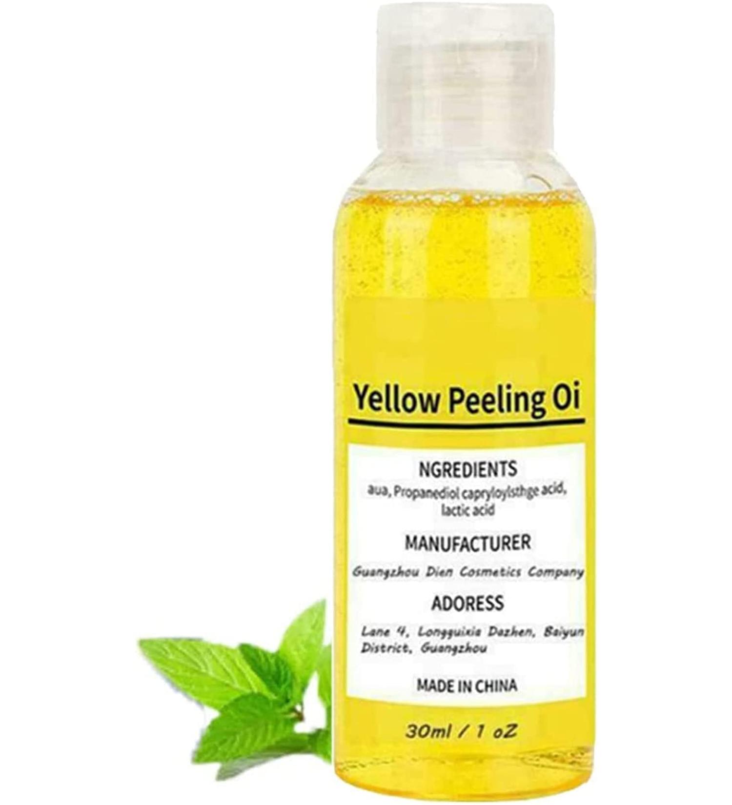  MTDBAOD Extra strong yellow exfoliating oil 30/50 ml brightening exfoliating oil exfoliating oil to restore skin vitality for all skin types - Buy Online on GoSupps.com